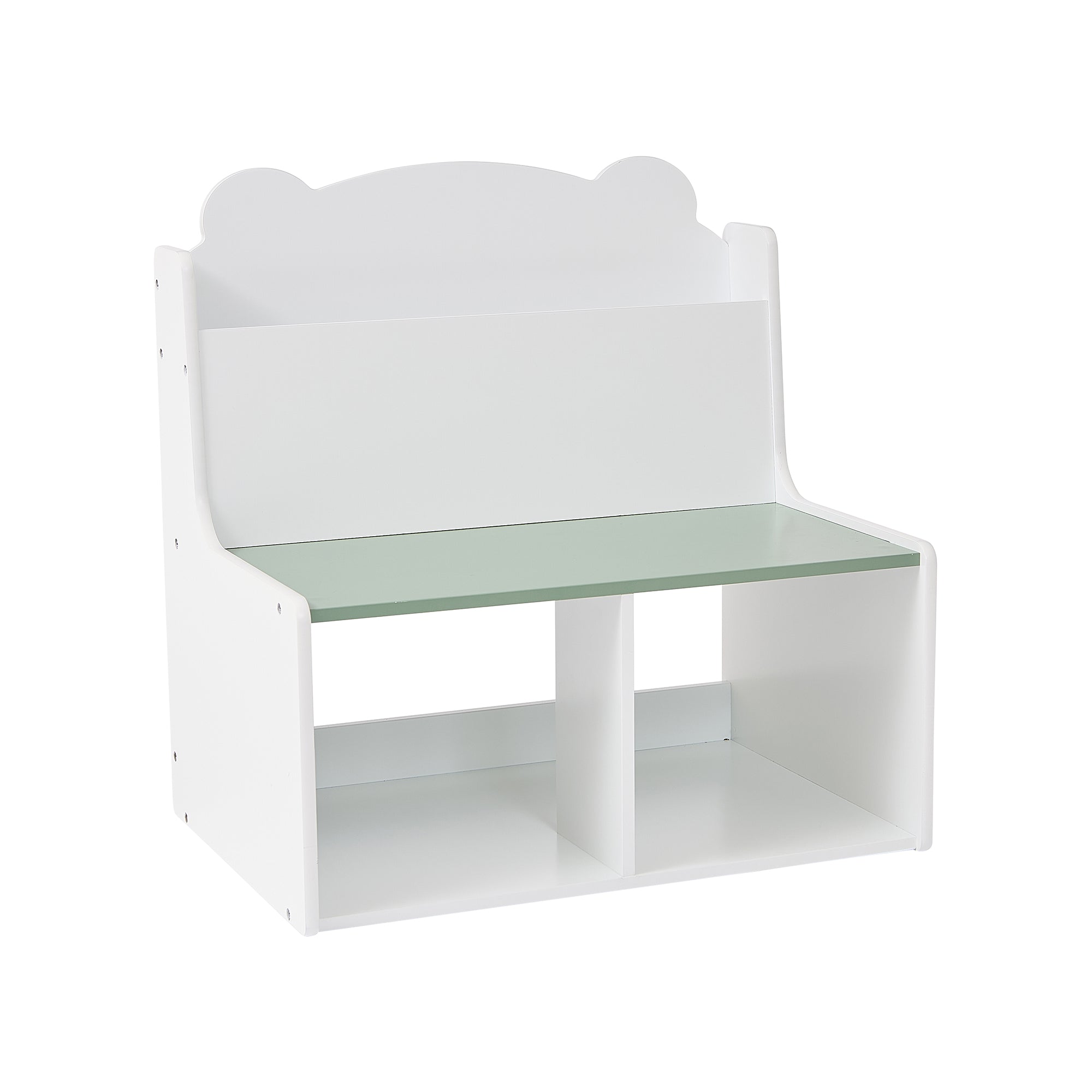 Kids Teddy Bear Bookcase with Storage & Seat (Ages 3+)