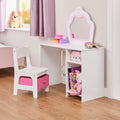 Kids Dressing Table with Mirror & Storage (Ages 2+)