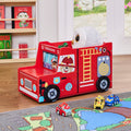 Fire Engine Kids Toy Box – Storage with Lid (Ages 2+)