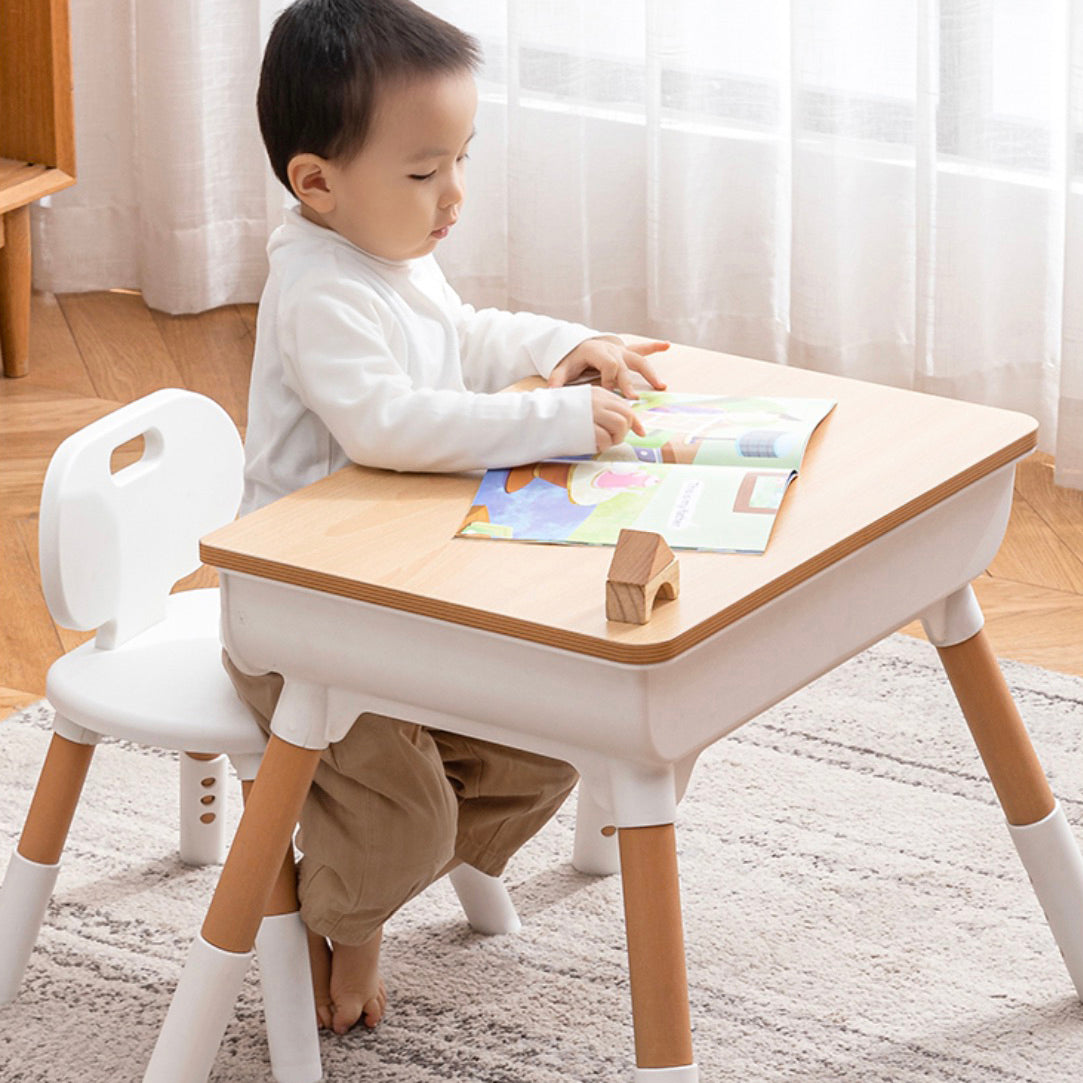 Kids Scandi Grow-with-Me Table & Chair Set (Ages 3-7)