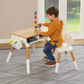 Kids Scandi Grow-with-Me Table & Chair Set (Ages 3-7)