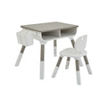 Kids Scandi Grow-with-Me Table & Chair Set (Ages 3-7)