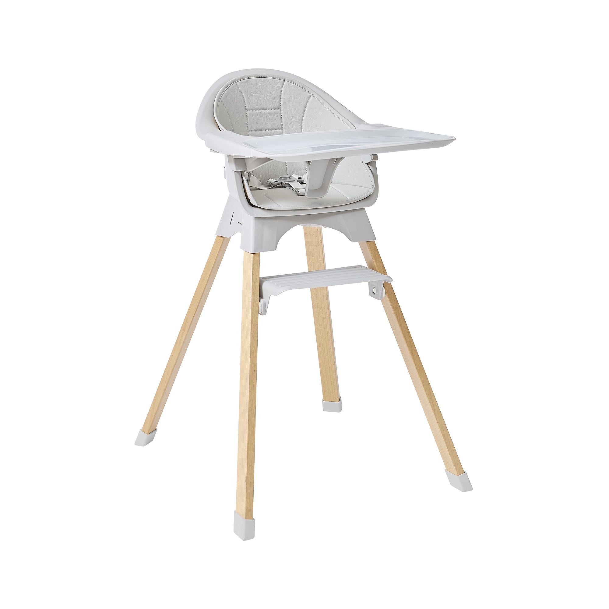 Kids Nordic Highchair – Adjustable Tray & Footrest (6 Months+)