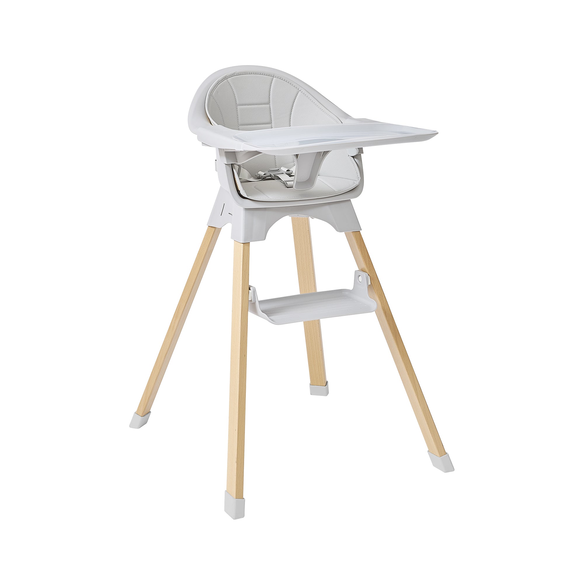 Kids Nordic Highchair – Adjustable Tray & Footrest (6 Months+)