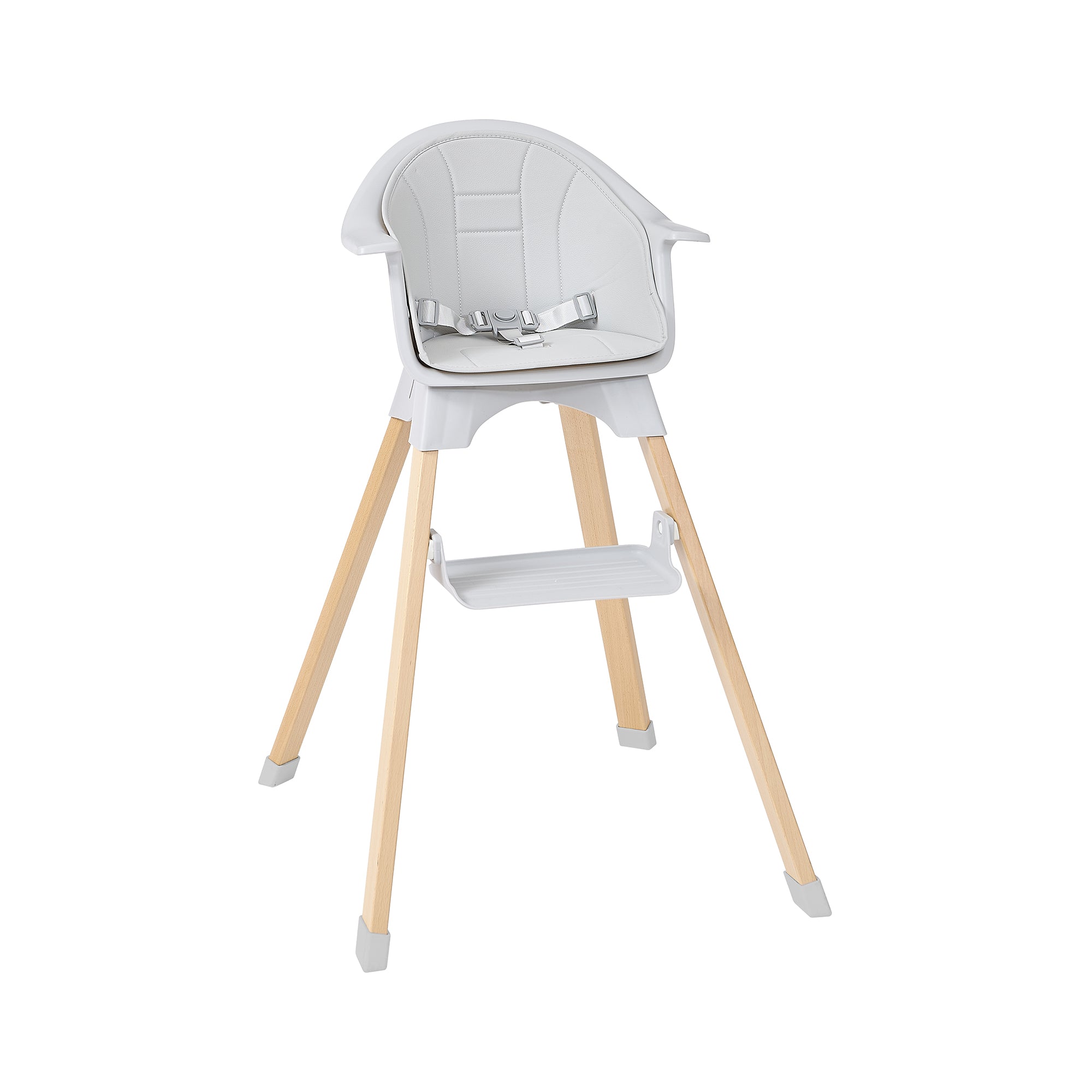 Kids Nordic Highchair – Adjustable Tray & Footrest (6 Months+)