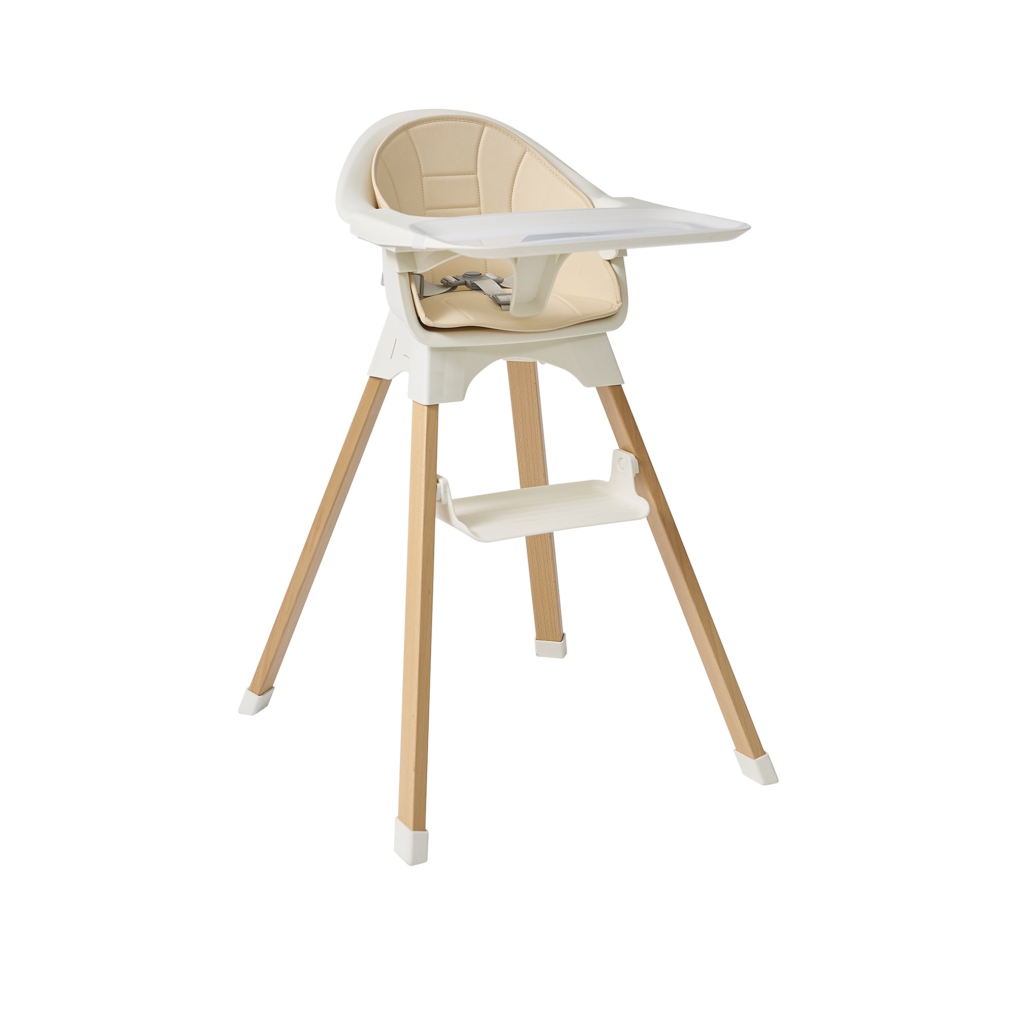 Kids Nordic Highchair – Adjustable Tray & Footrest (6 Months+)