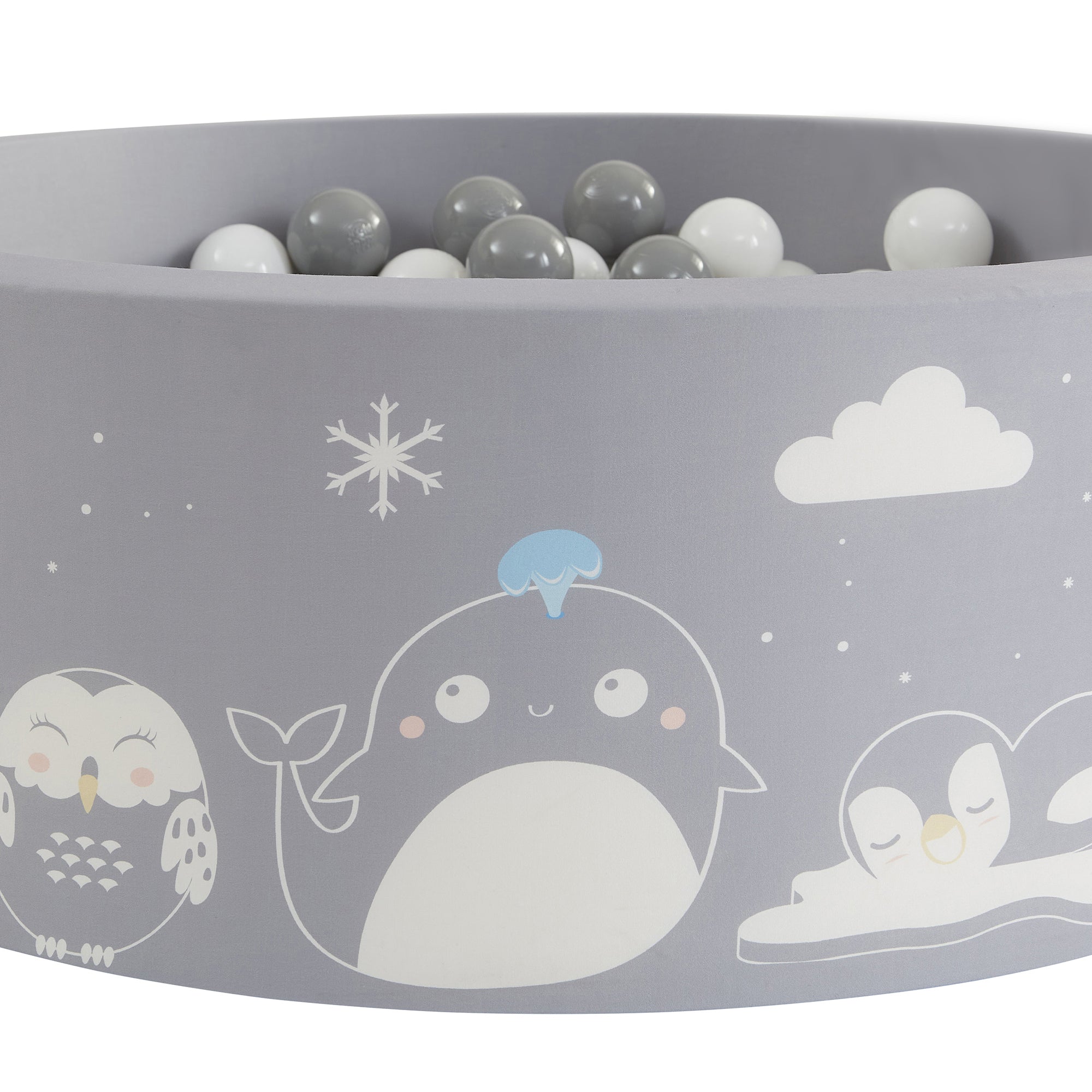 Kids Soft Foam Ball Pit with 200 balls – Sensory Play (6 Months-3 Years)