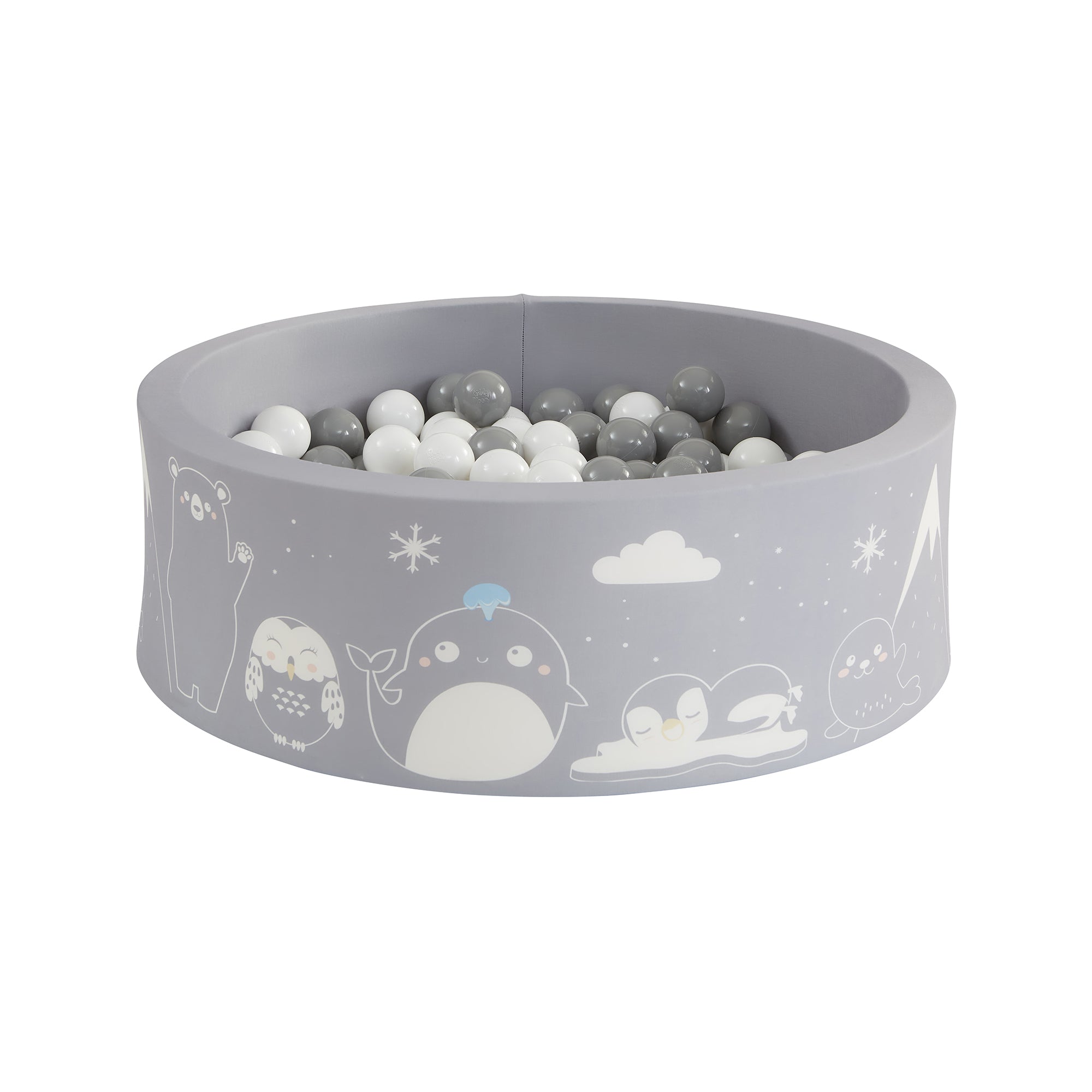 Kids Soft Foam Ball Pit with 200 balls – Sensory Play (6 Months-3 Years)