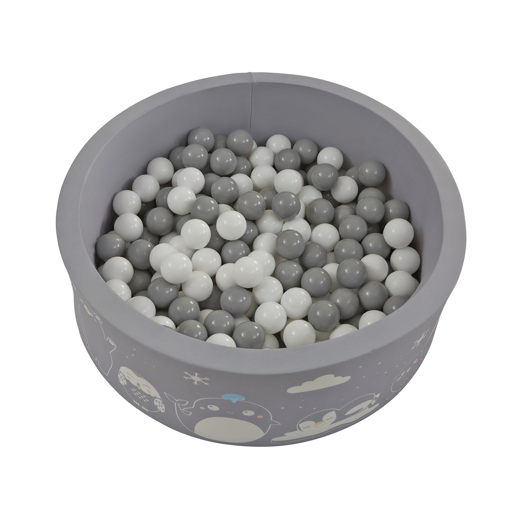 Kids Soft Foam Ball Pit with 200 balls – Sensory Play (6 Months-3 Years)