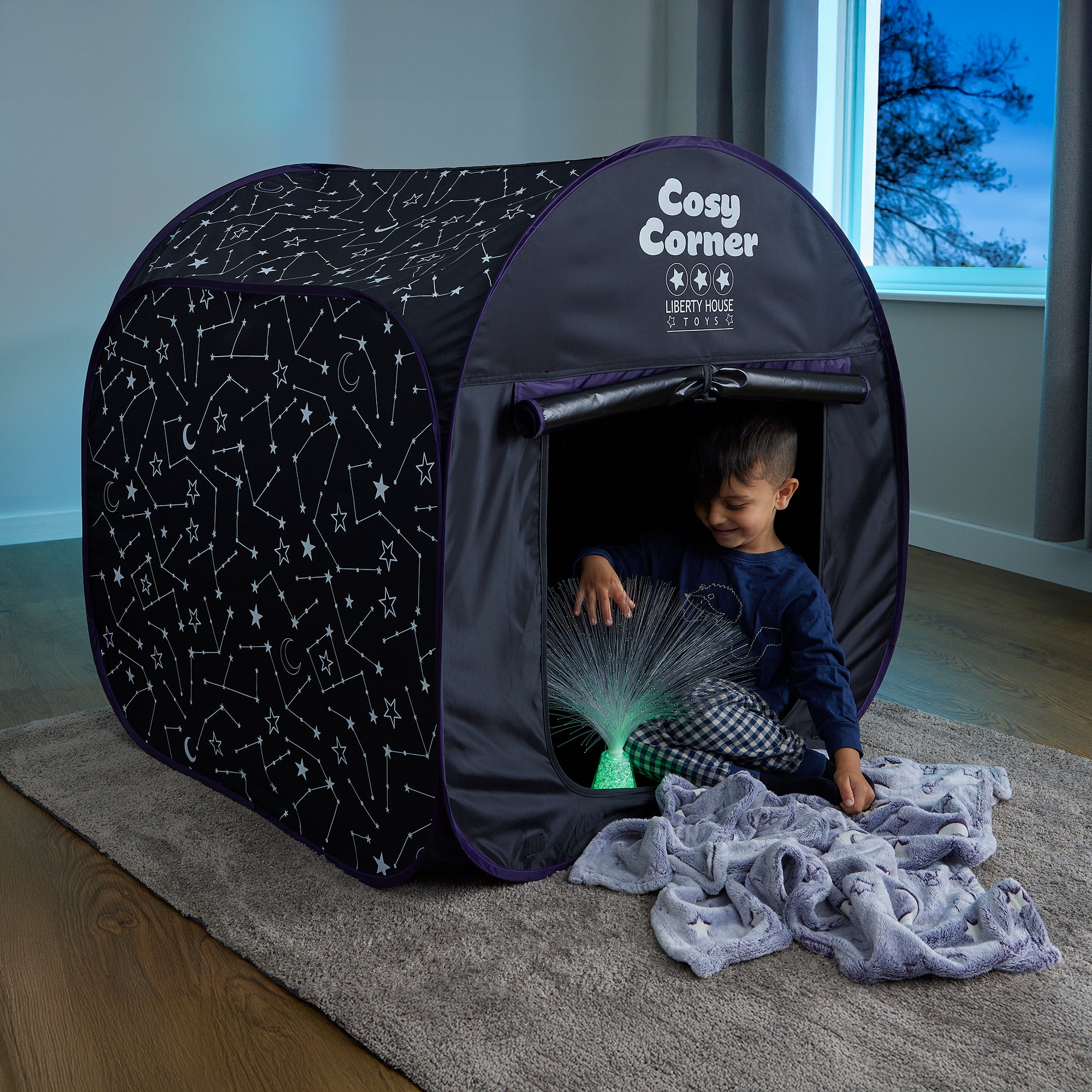 Kids Cosy Corner Sensory Tent – Space Hideaway (18 Months+)