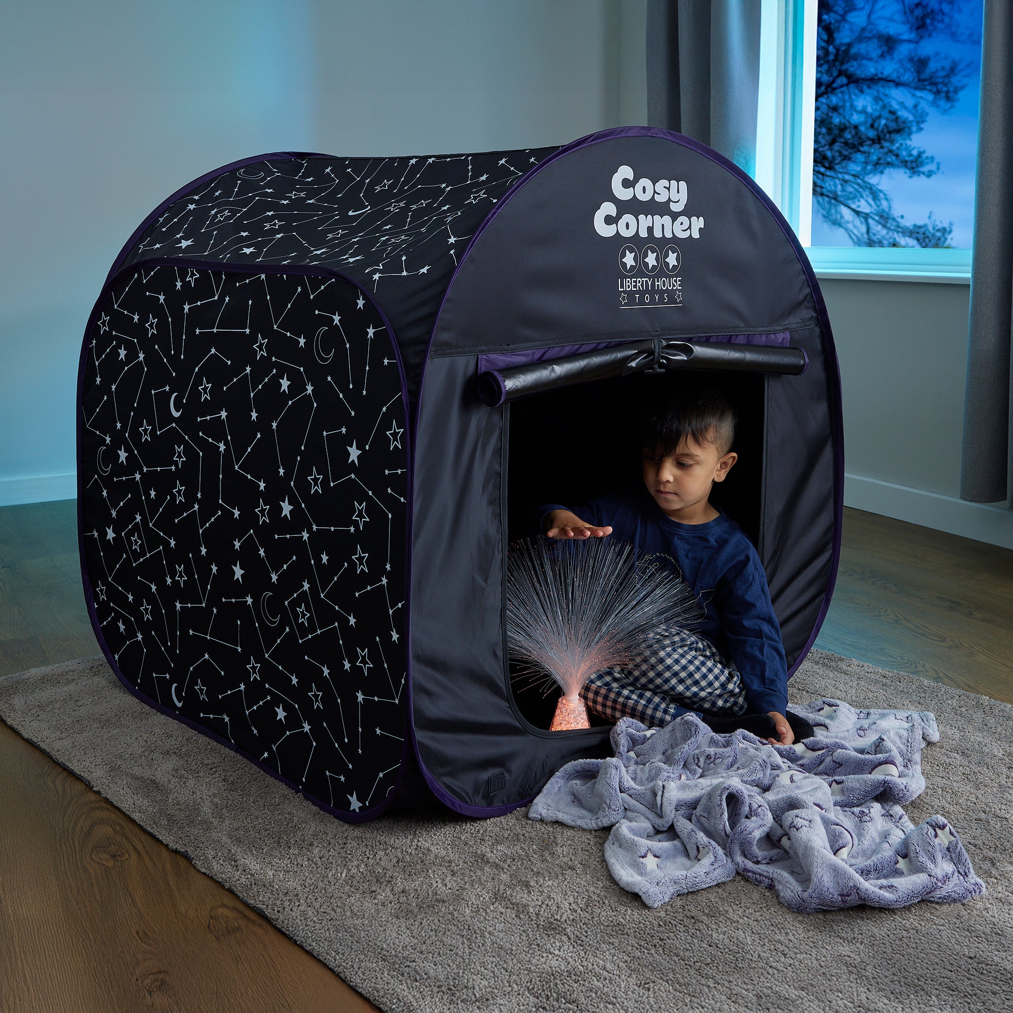 Kids Cosy Corner Sensory Tent – Space Hideaway (18 Months+)