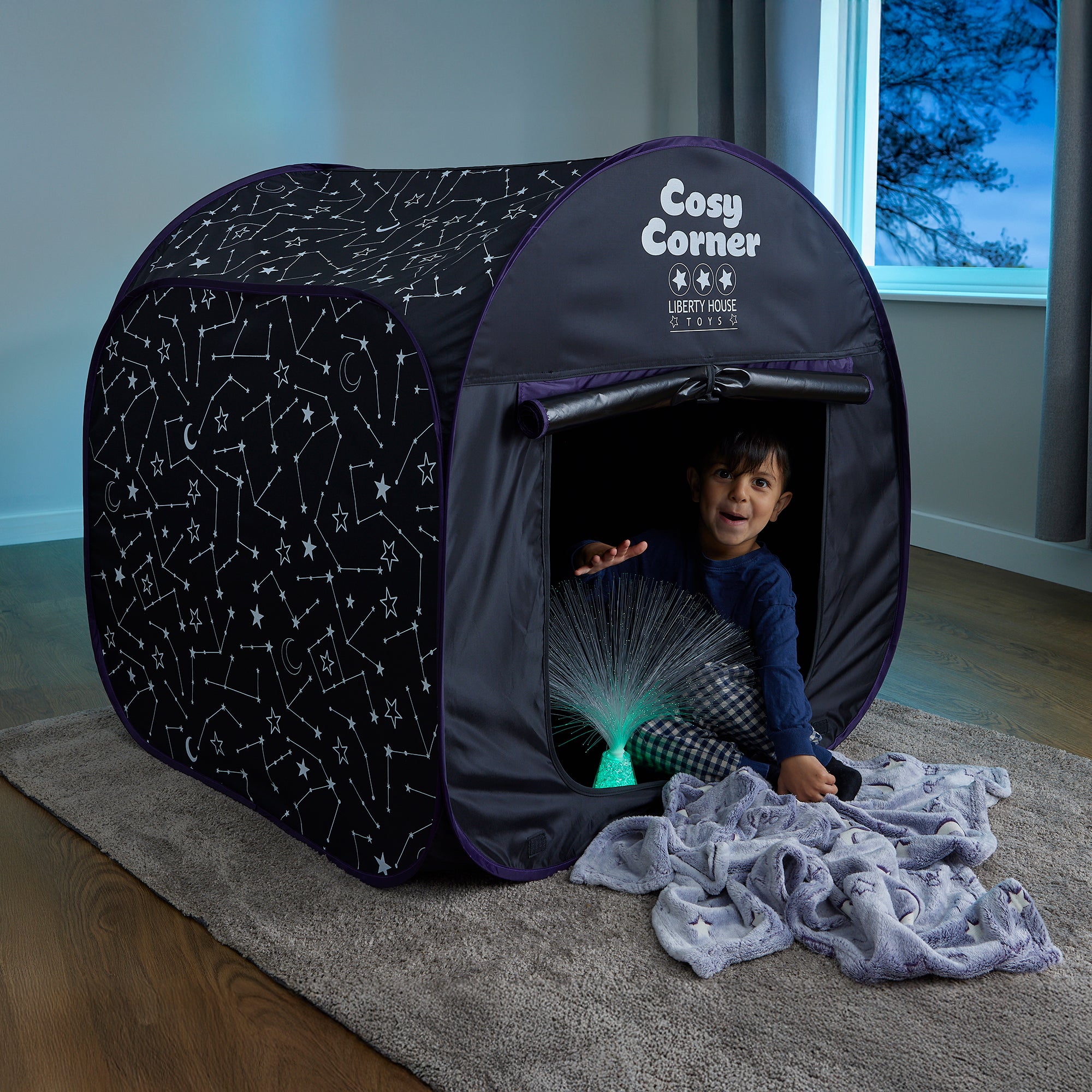Kids Cosy Corner Sensory Tent – Space Hideaway (18 Months+)