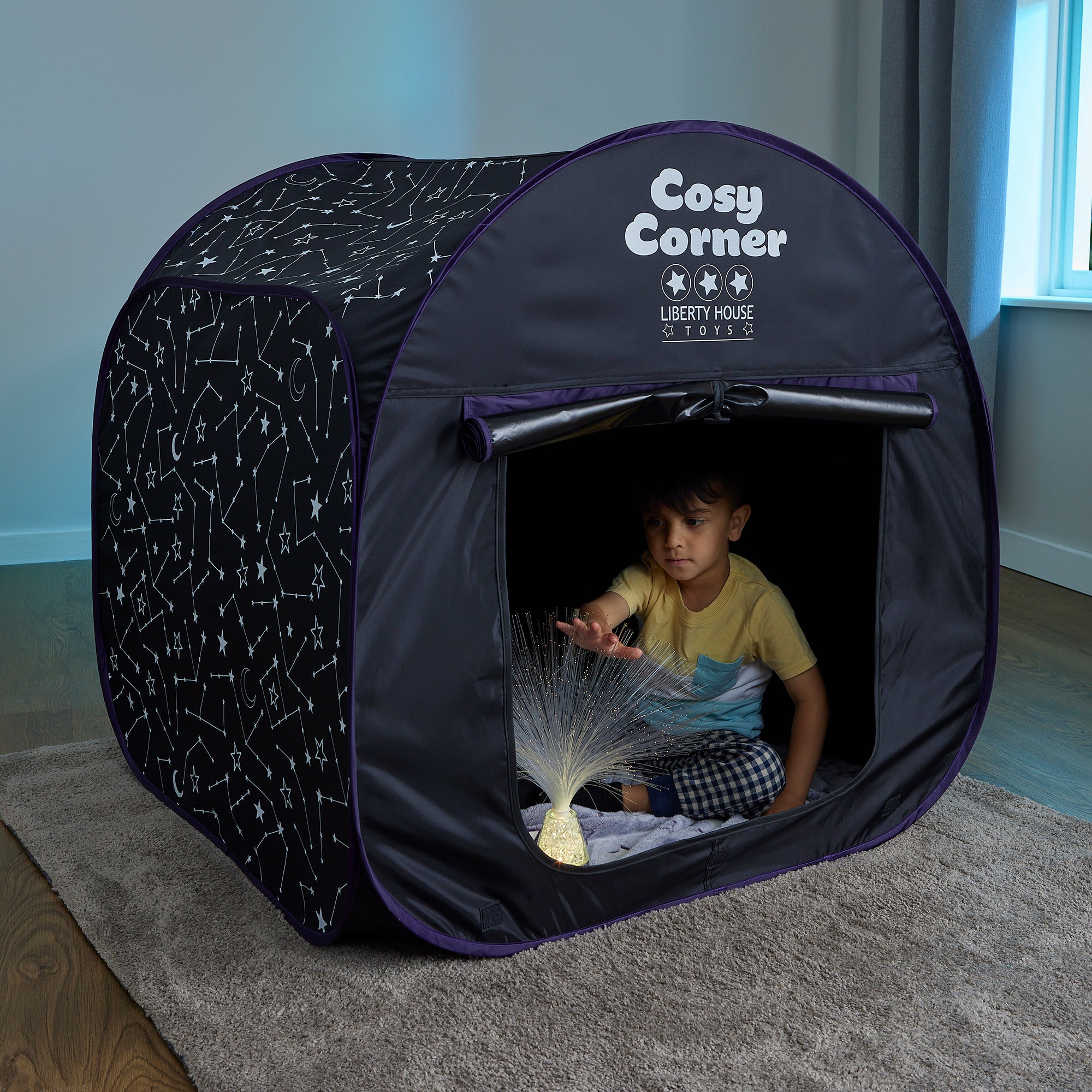 Kids Cosy Corner Sensory Tent – Space Hideaway (18 Months+)