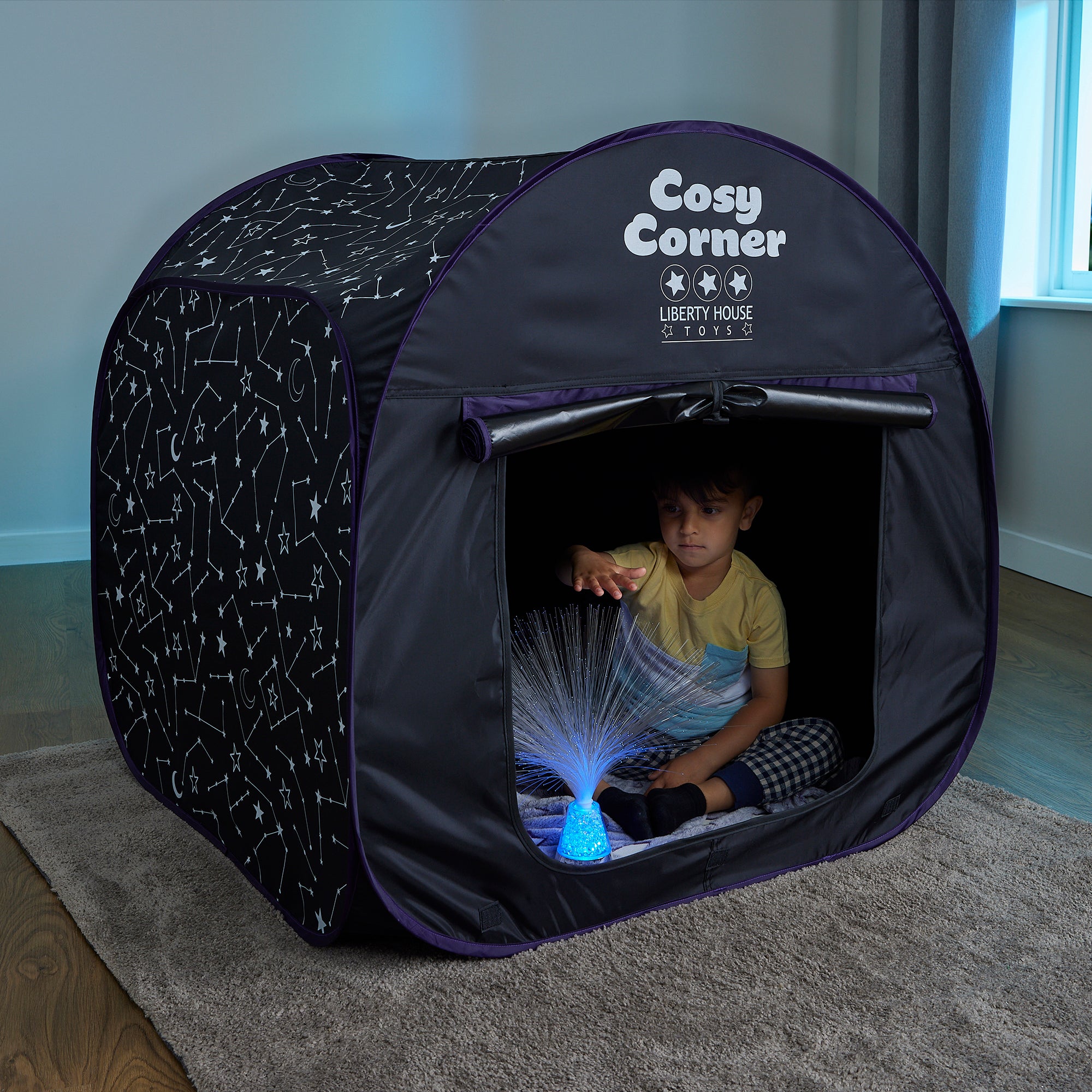 Kids Cosy Corner Sensory Tent – Space Hideaway (18 Months+)