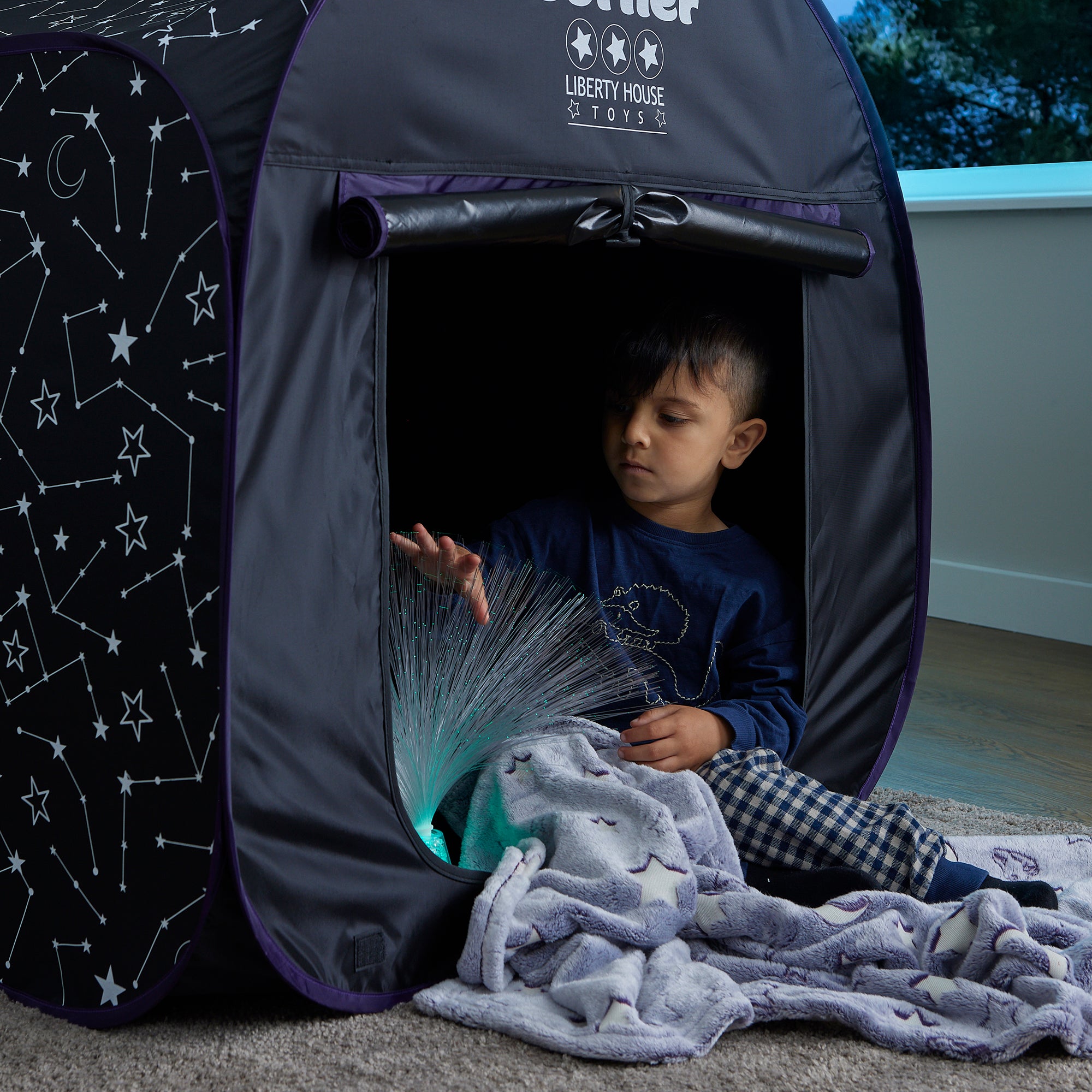 Kids Cosy Corner Sensory Tent – Space Hideaway (18 Months+)