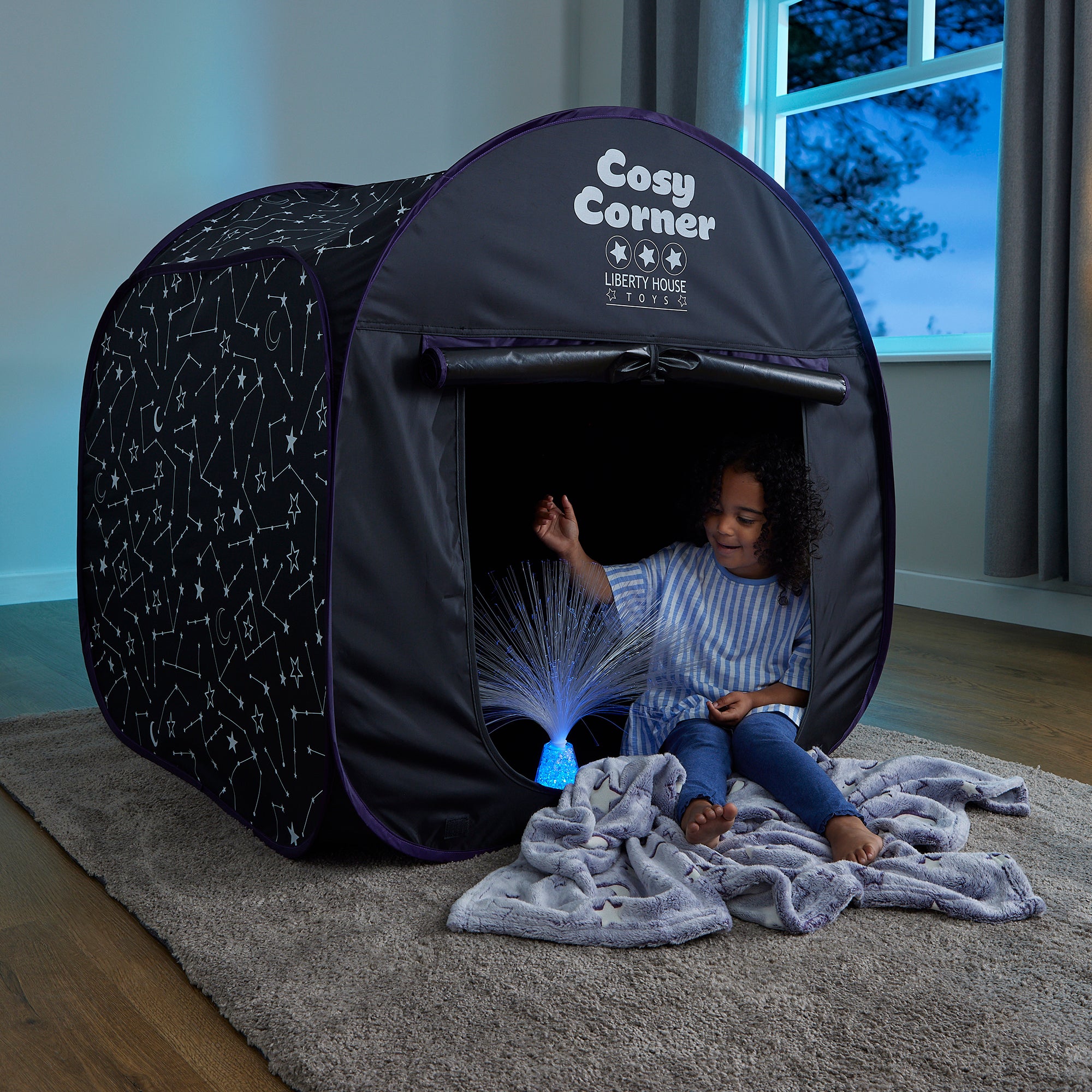 Kids Cosy Corner Sensory Tent – Space Hideaway (18 Months+)