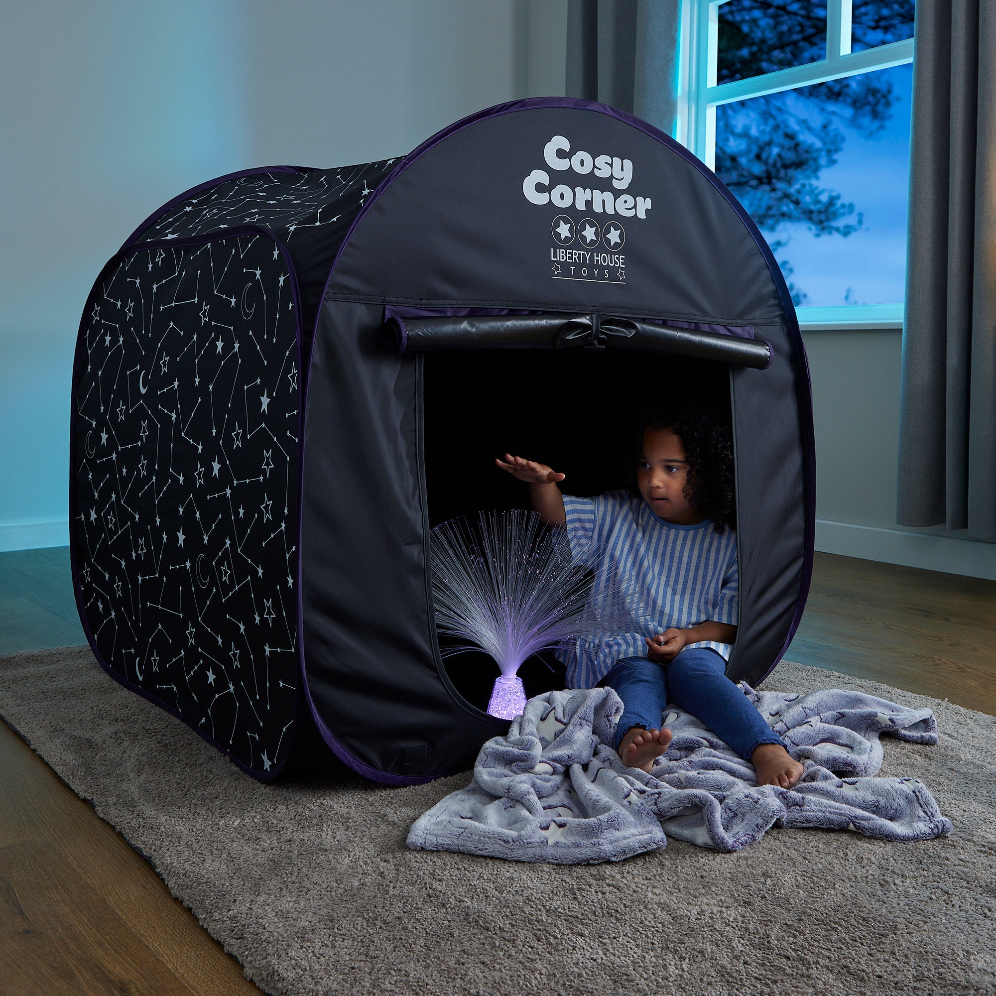 Kids Cosy Corner Sensory Tent – Space Hideaway (18 Months+)