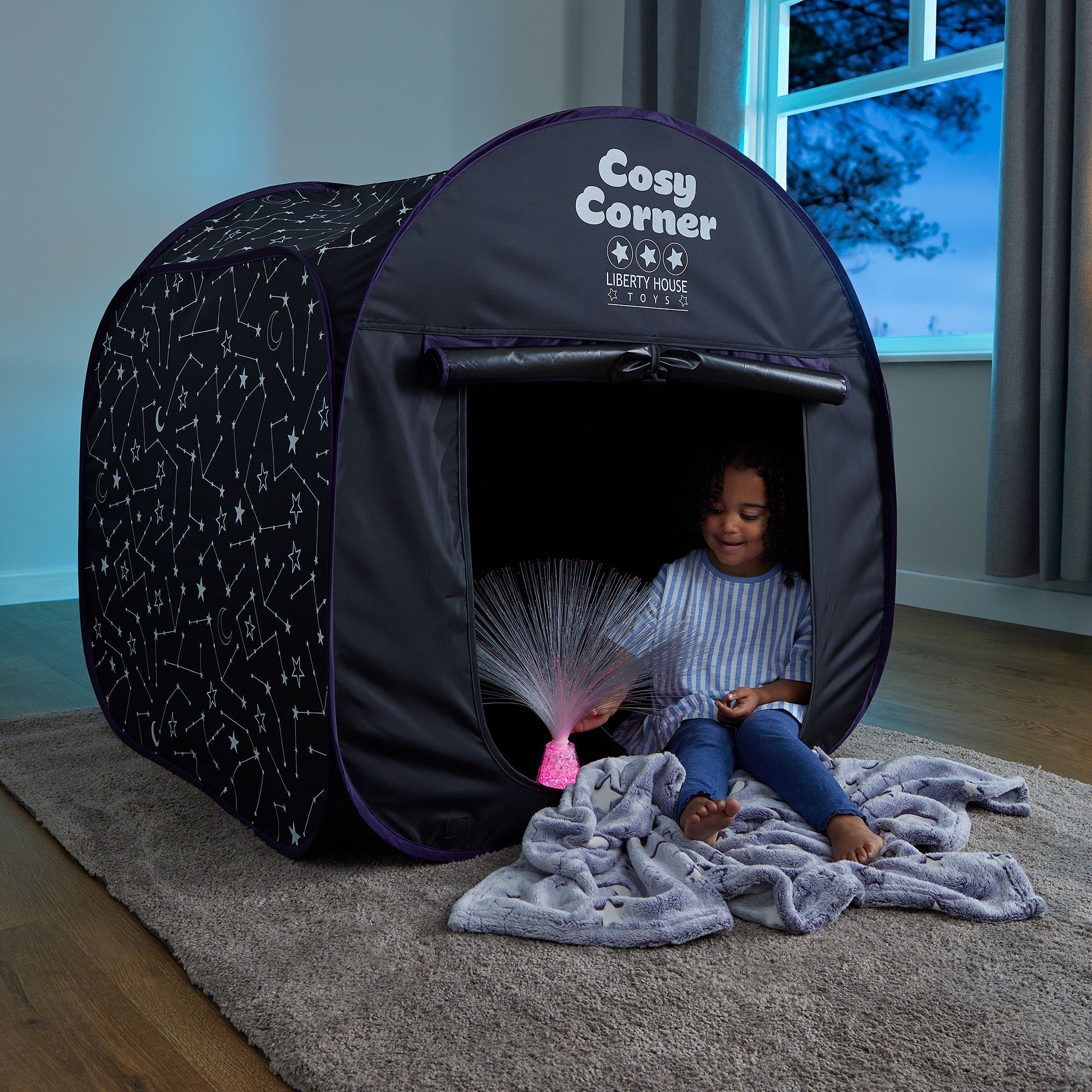 Kids Cosy Corner Sensory Tent – Space Hideaway (18 Months+)