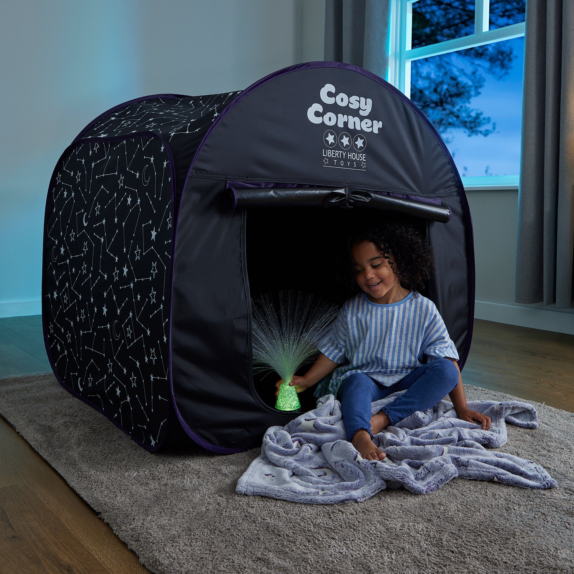 Kids Cosy Corner Sensory Tent – Space Hideaway (18 Months+)