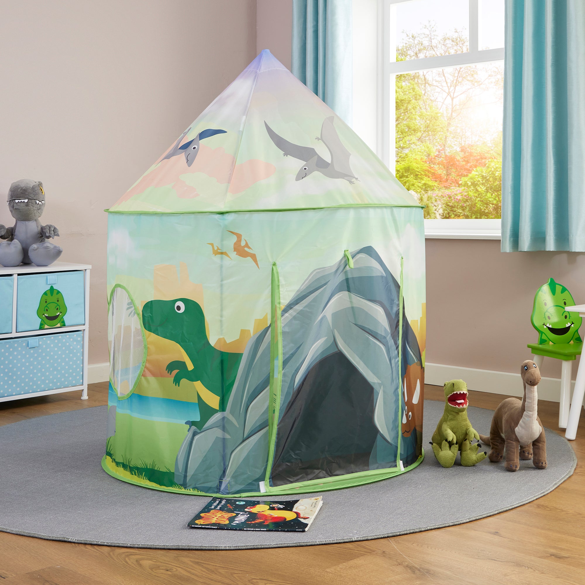 Kids Dinosaur Play Tent – Jurassic Cave Adventures (18 Months+)