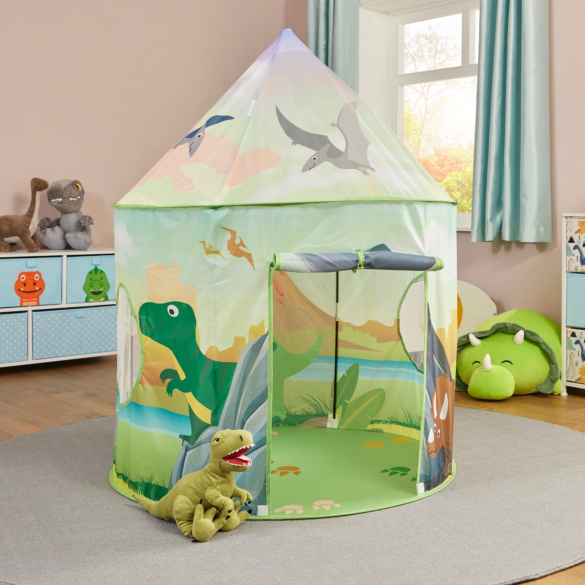 Kids Dinosaur Play Tent – Jurassic Cave Adventures (18 Months+)