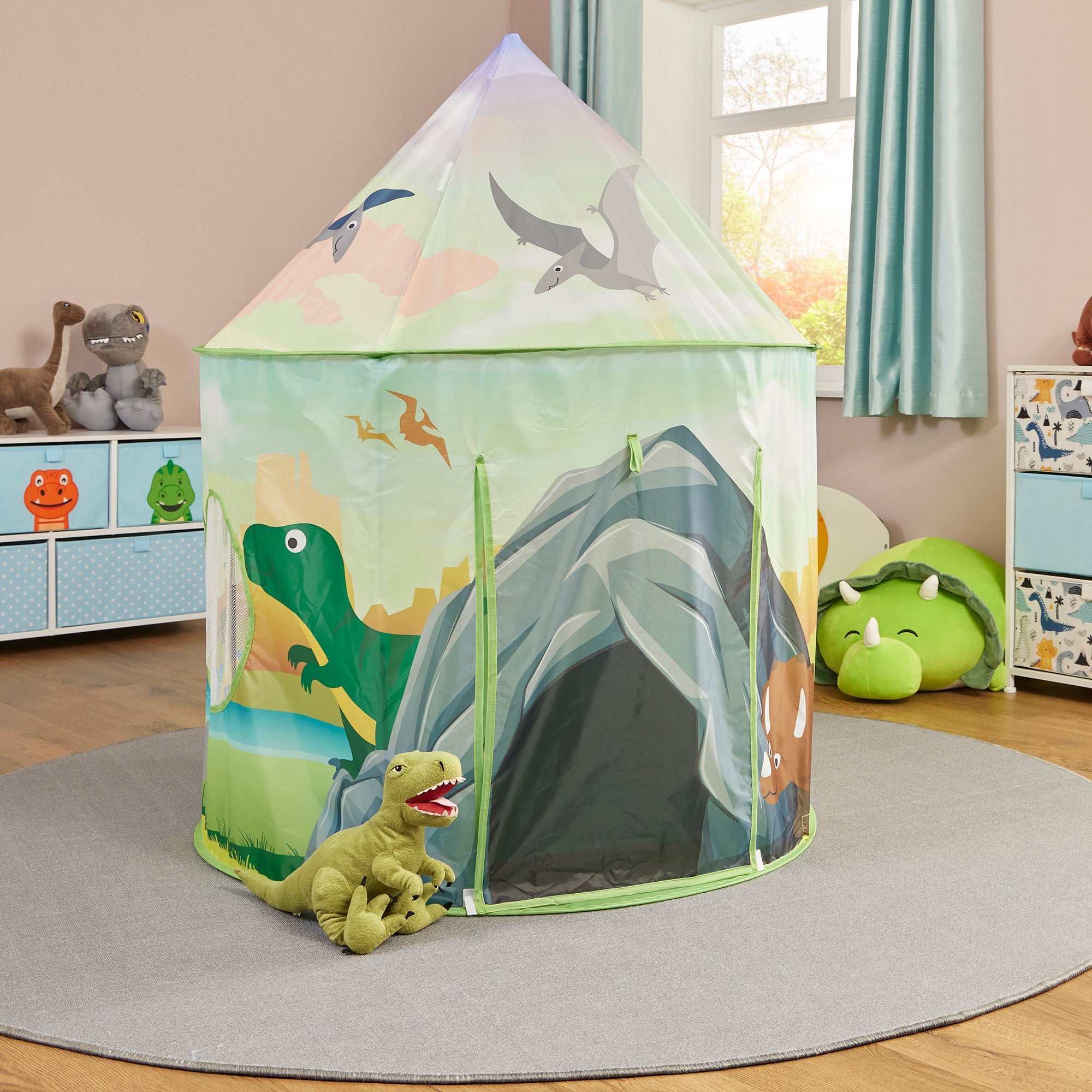 Kids Dinosaur Play Tent – Jurassic Cave Adventures (18 Months+)
