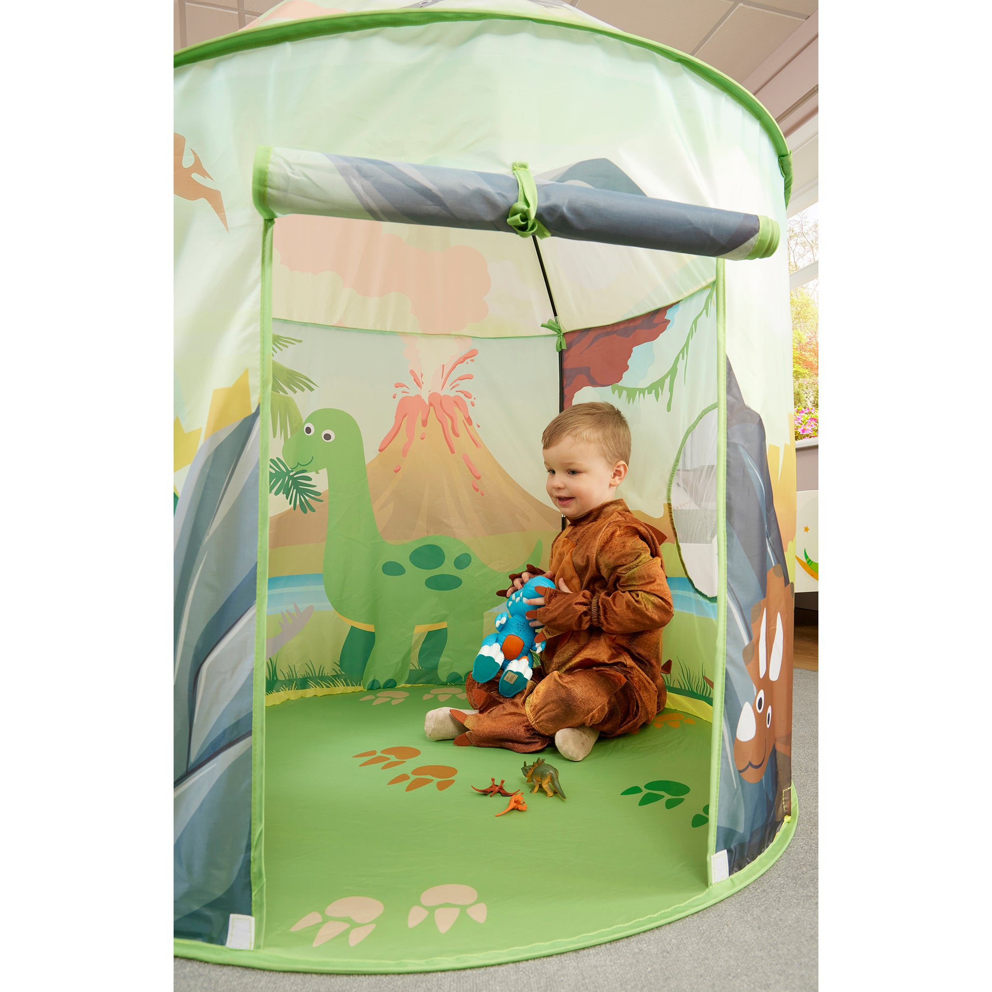 Kids Dinosaur Playroom Essentials Bundle – Tent & Ball Pit with 200 balls  (6 Months+)