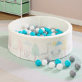 Kids Soft Foam Ball Pit with 200 balls – Sensory Play (6 Months-3 Years)