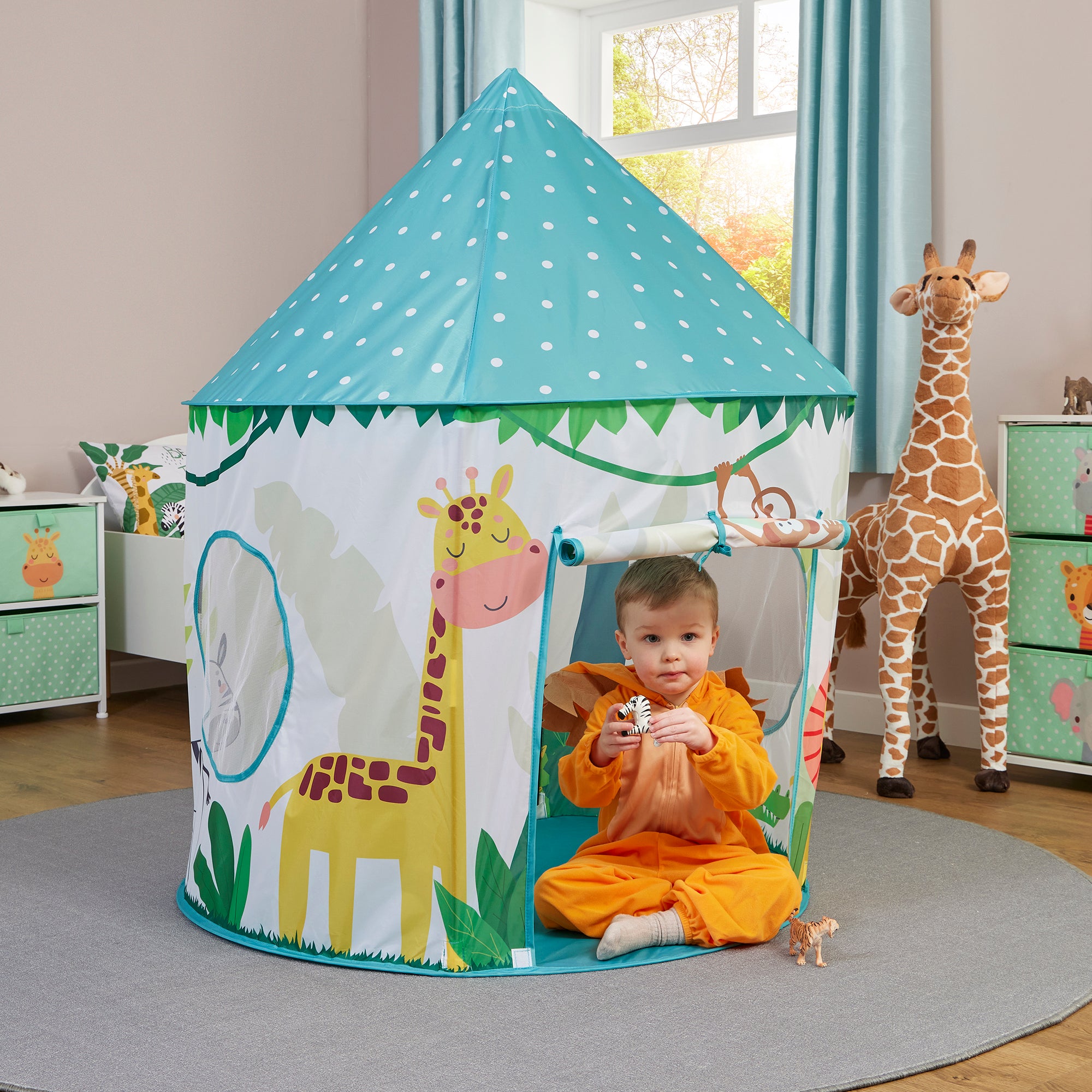 Kids Jungle Play Tent – Safari Adventure Den (18 Months+)