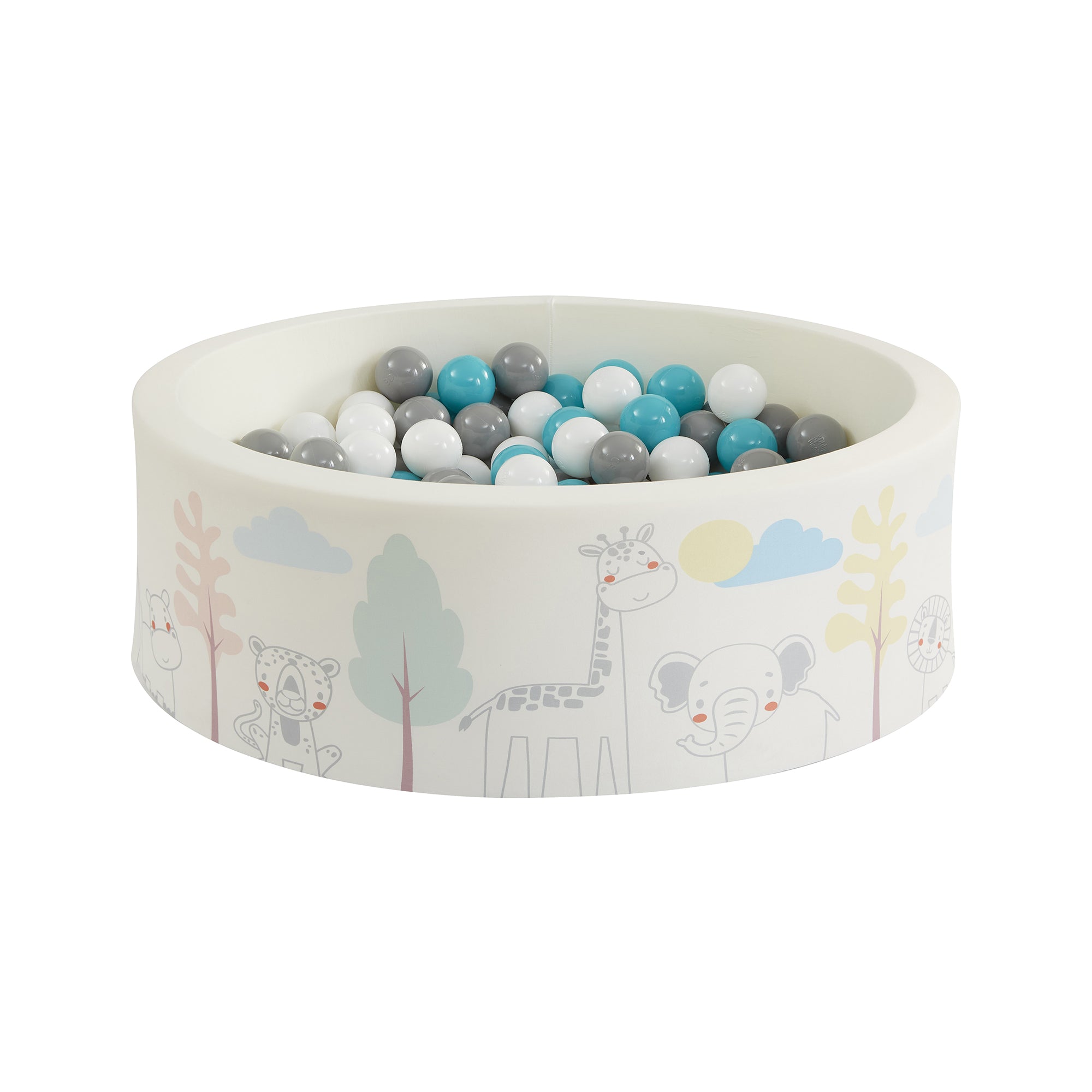 Kids Jungle Playroom Essentials Bundle – Tent & Ball Pit with 200 balls (6 Months+)