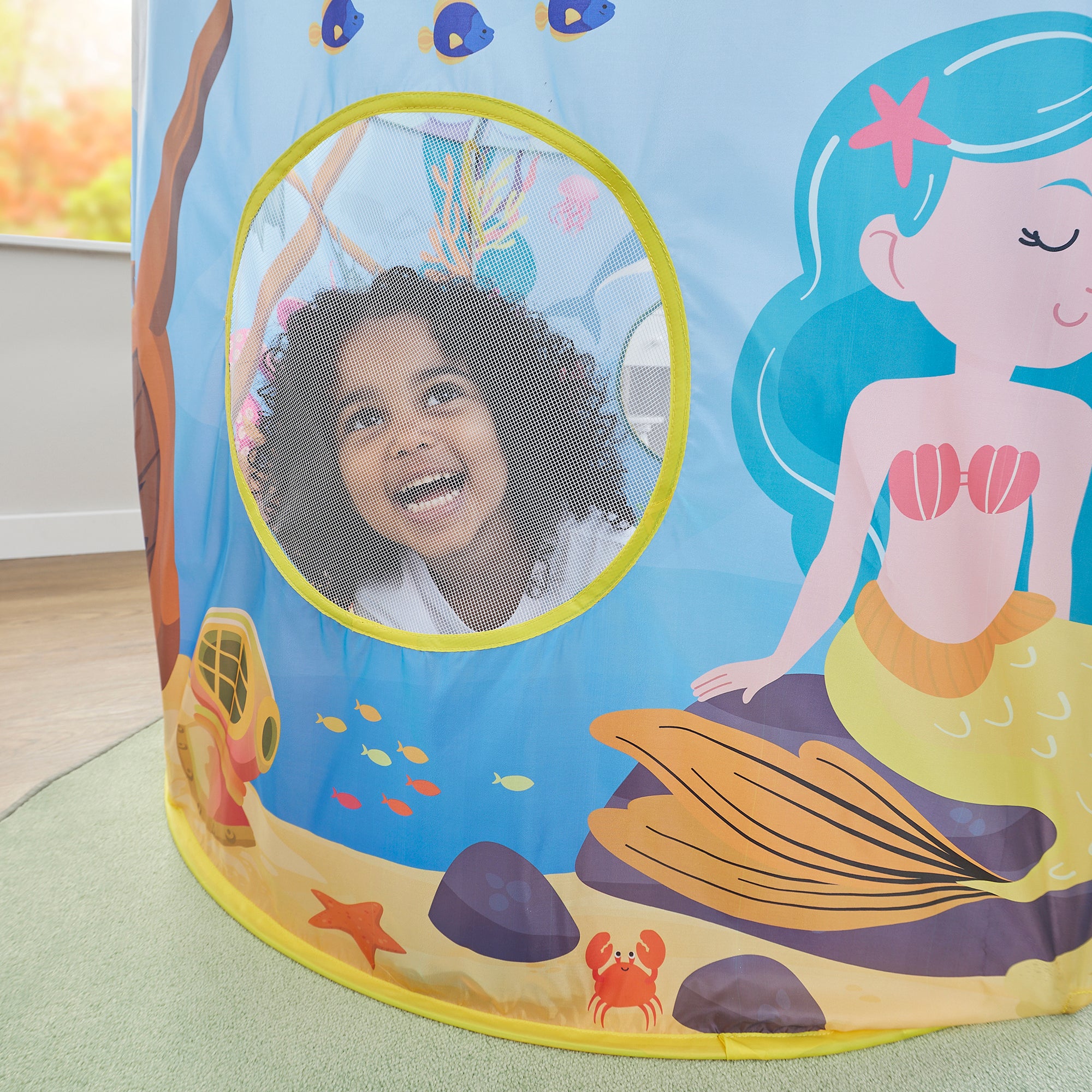 Kids Mermaid Play Tent – Underwater Wonderland Adventures (18 Months+)