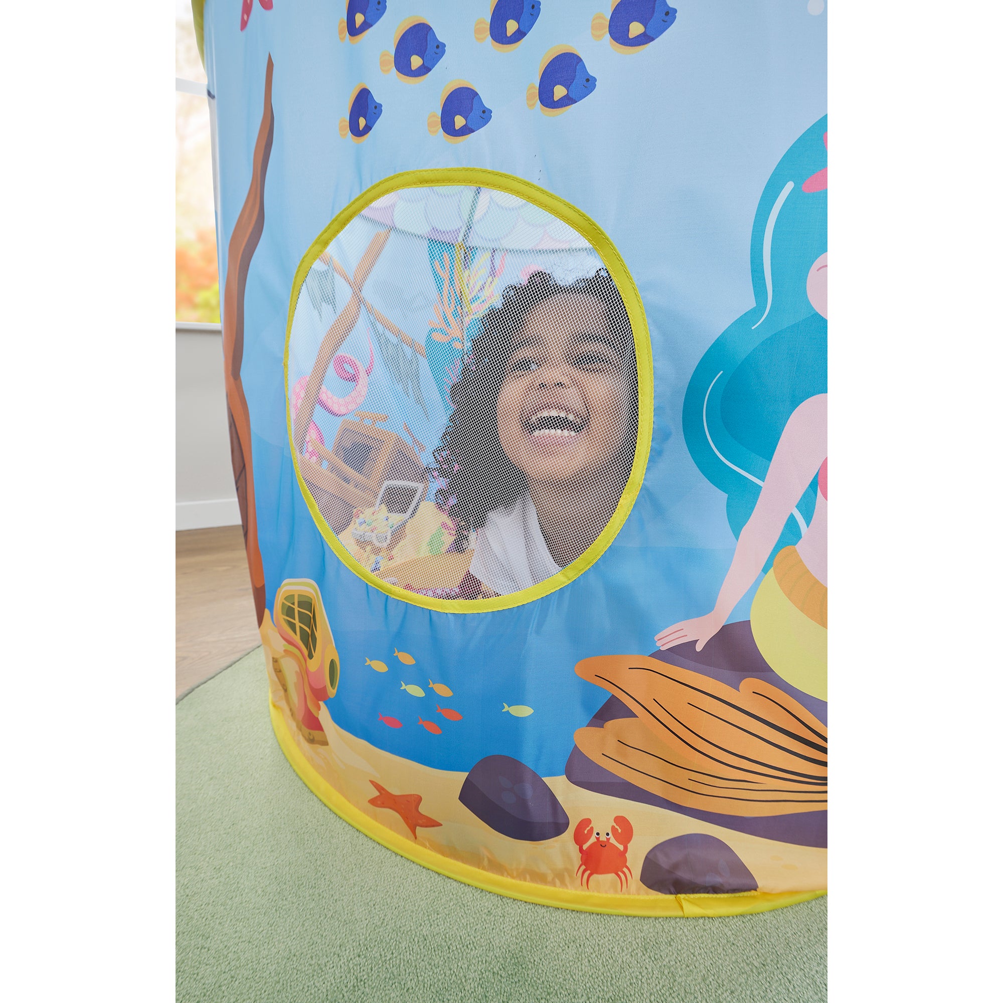 Kids Mermaid Play Tent – Underwater Wonderland Adventures (18 Months+)