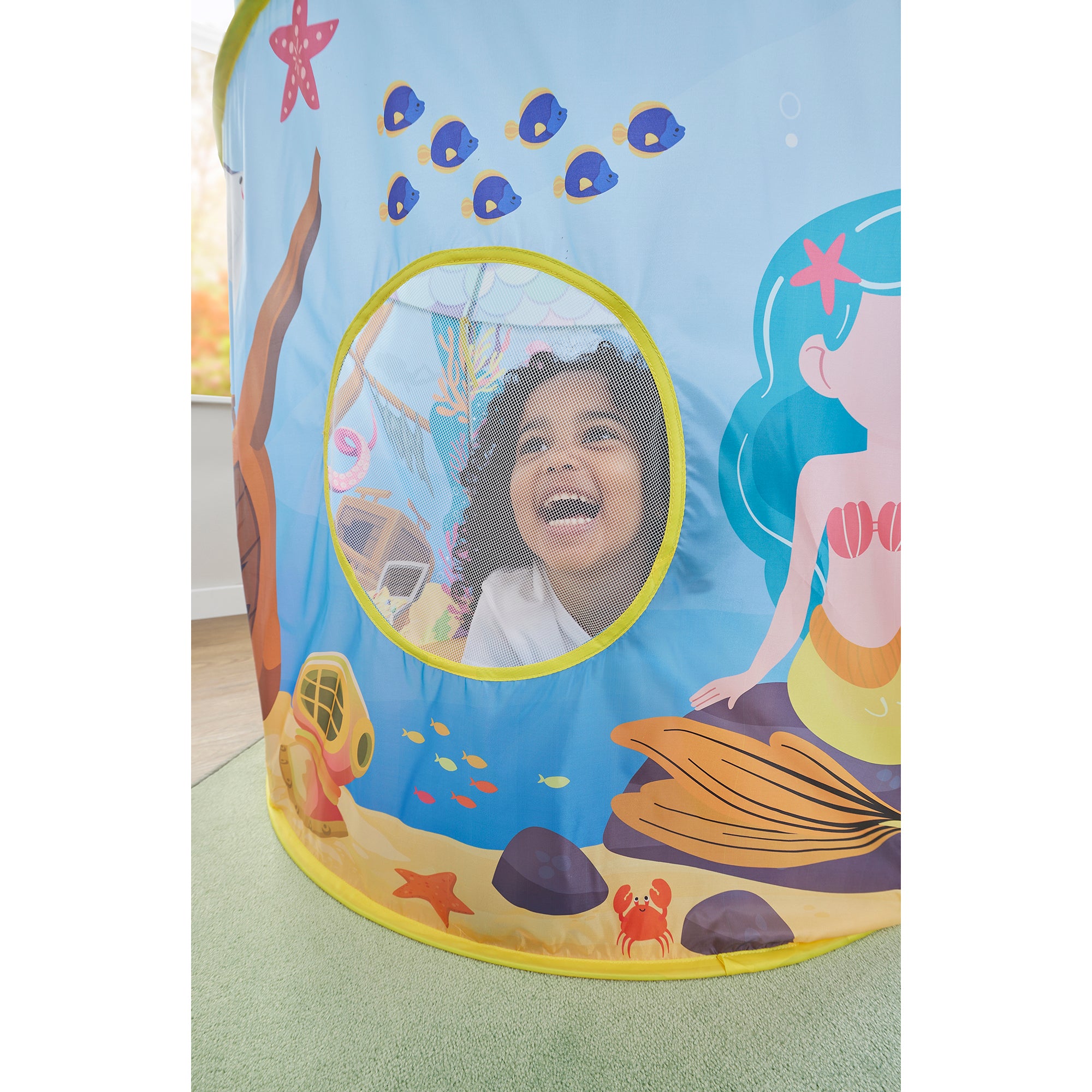 Kids Mermaid Play Tent – Underwater Wonderland Adventures (18 Months+)