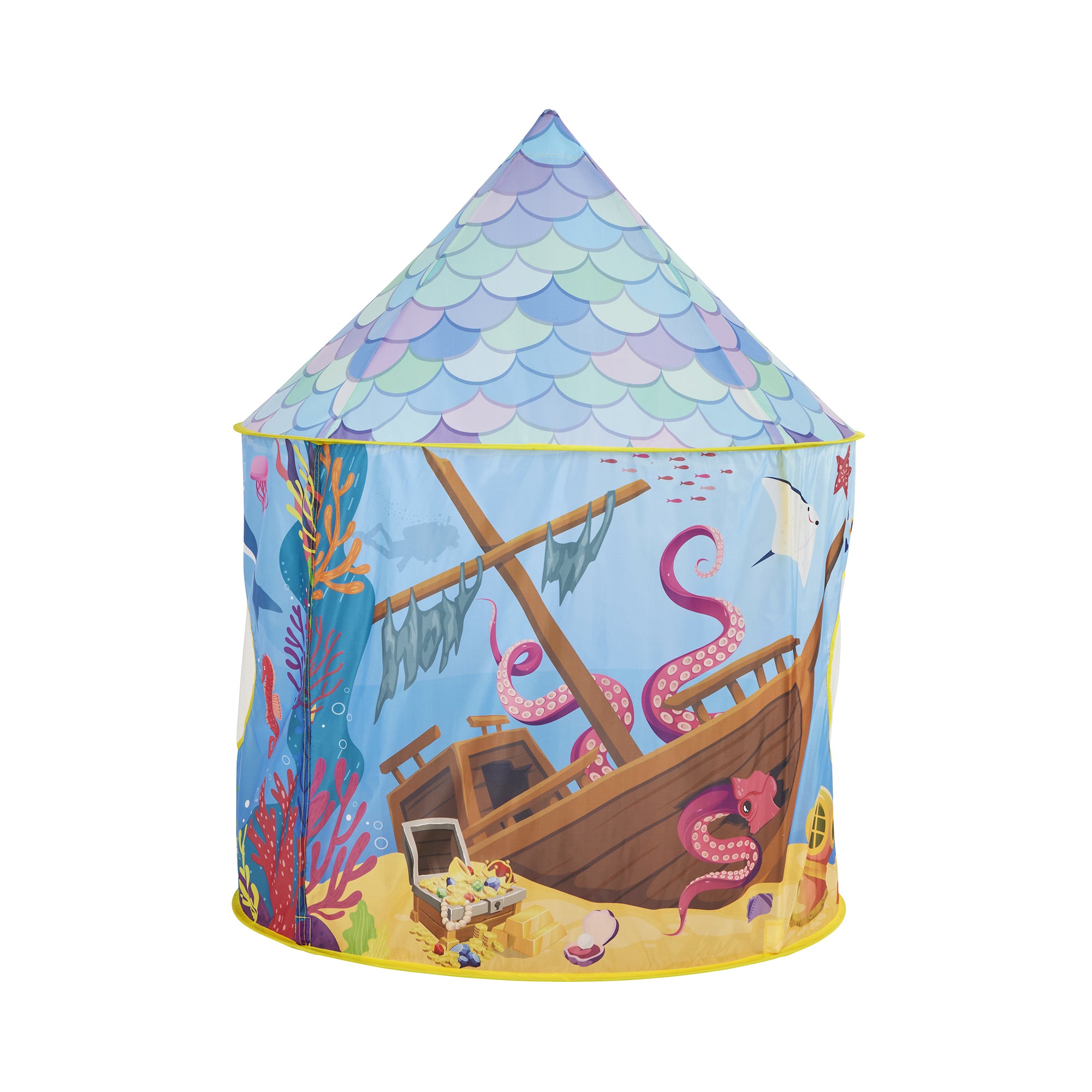Kids Mermaid Play Tent – Underwater Wonderland Adventures (18 Months+)