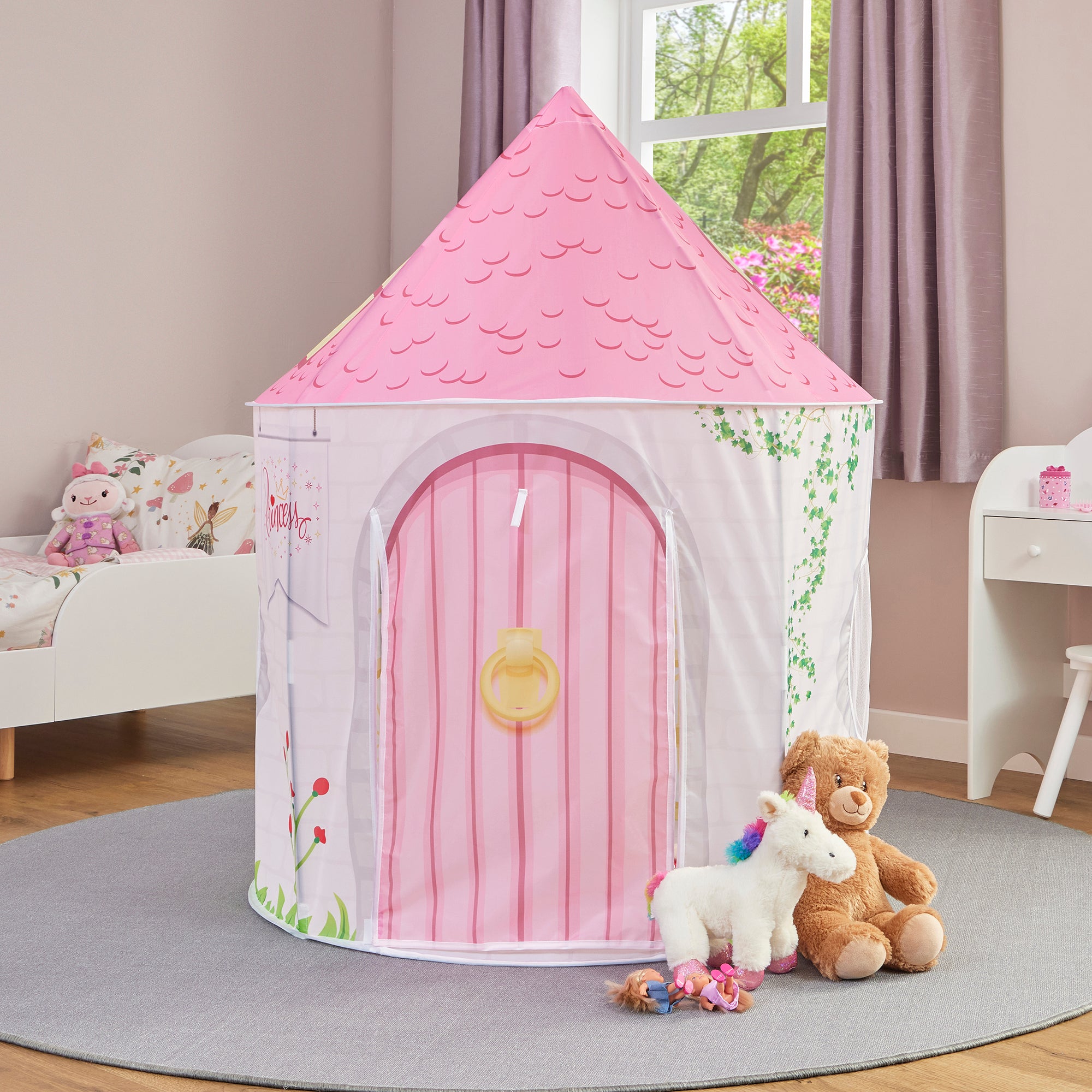 Kids Princess Play Tent – Enchanted Carriage Castle (18 Months+)