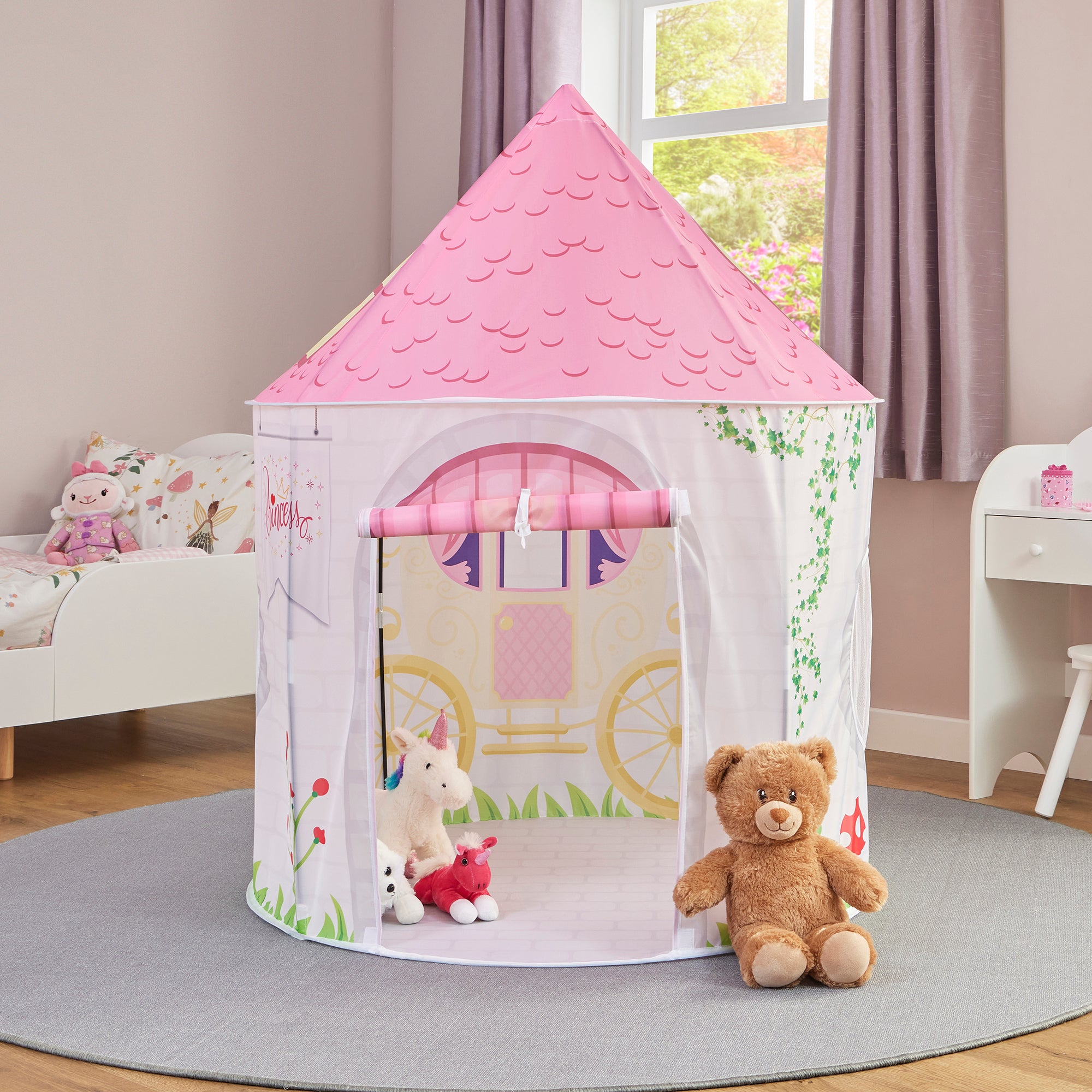 Kids Princess Play Tent – Enchanted Carriage Castle (18 Months+)