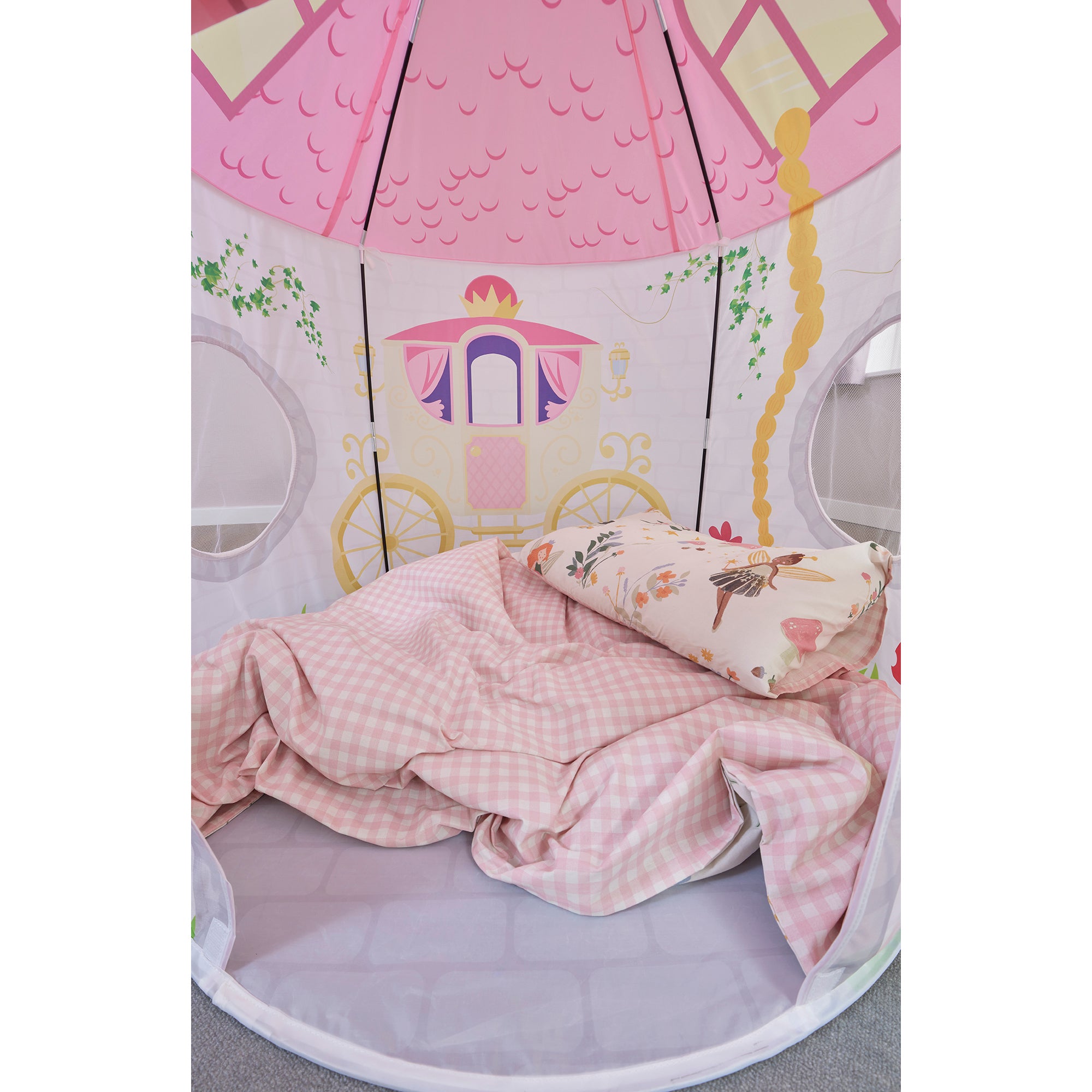 Kids Princess Play Tent – Enchanted Carriage Castle (18 Months+)