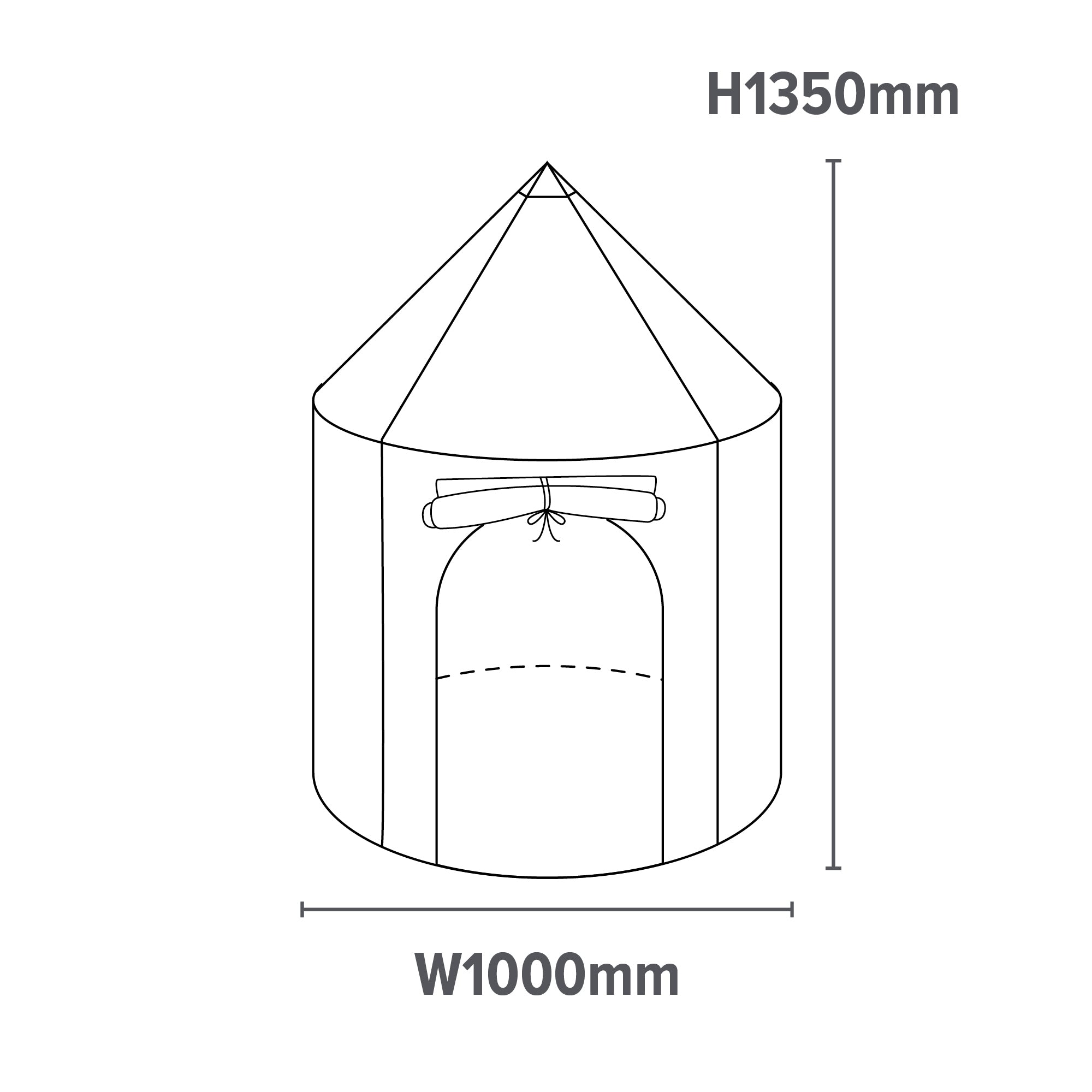 Kids Princess Play Tent – Enchanted Carriage Castle (18 Months+)