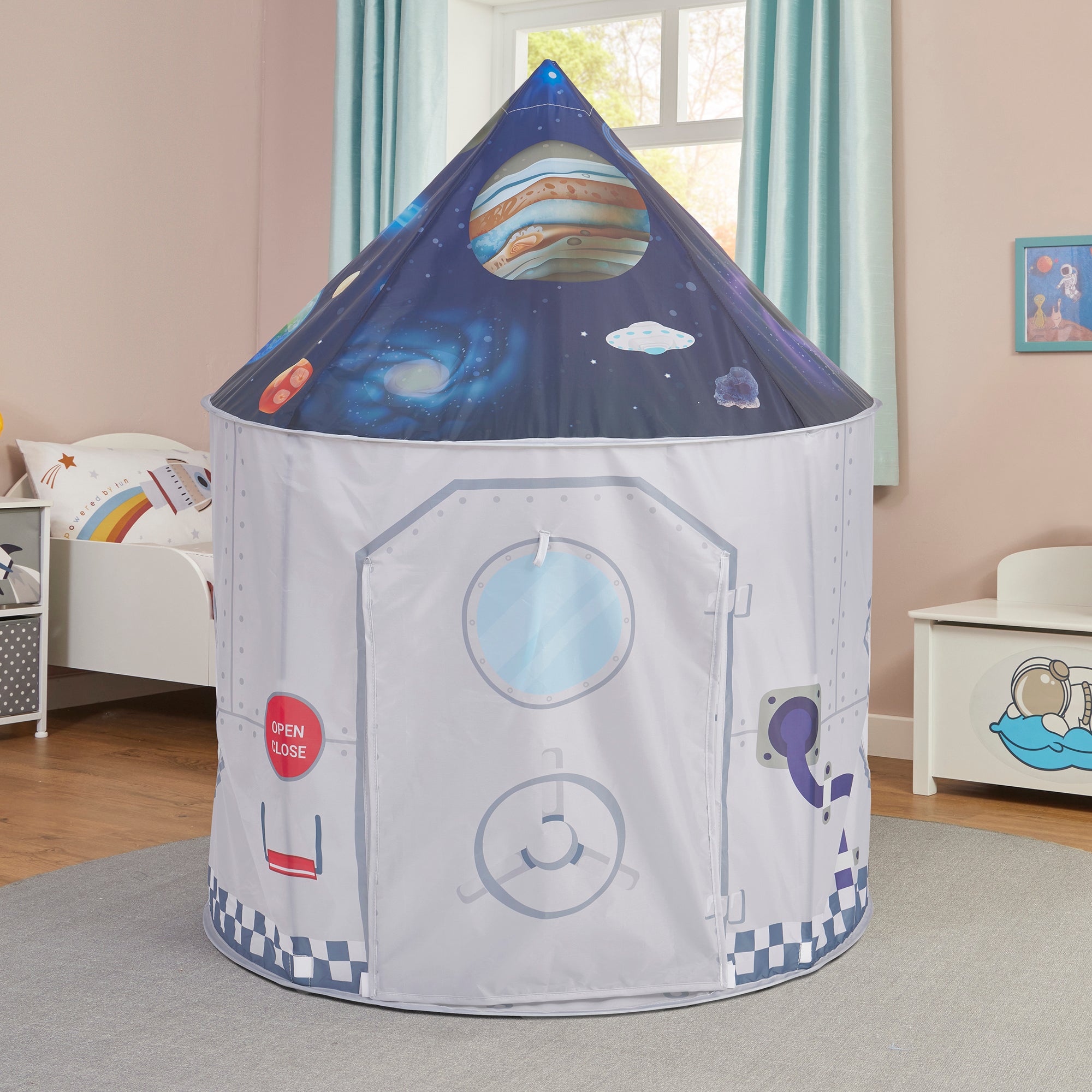 Kids Space Play Tent – Rocket Astronaut Adventures (18 Months+)
