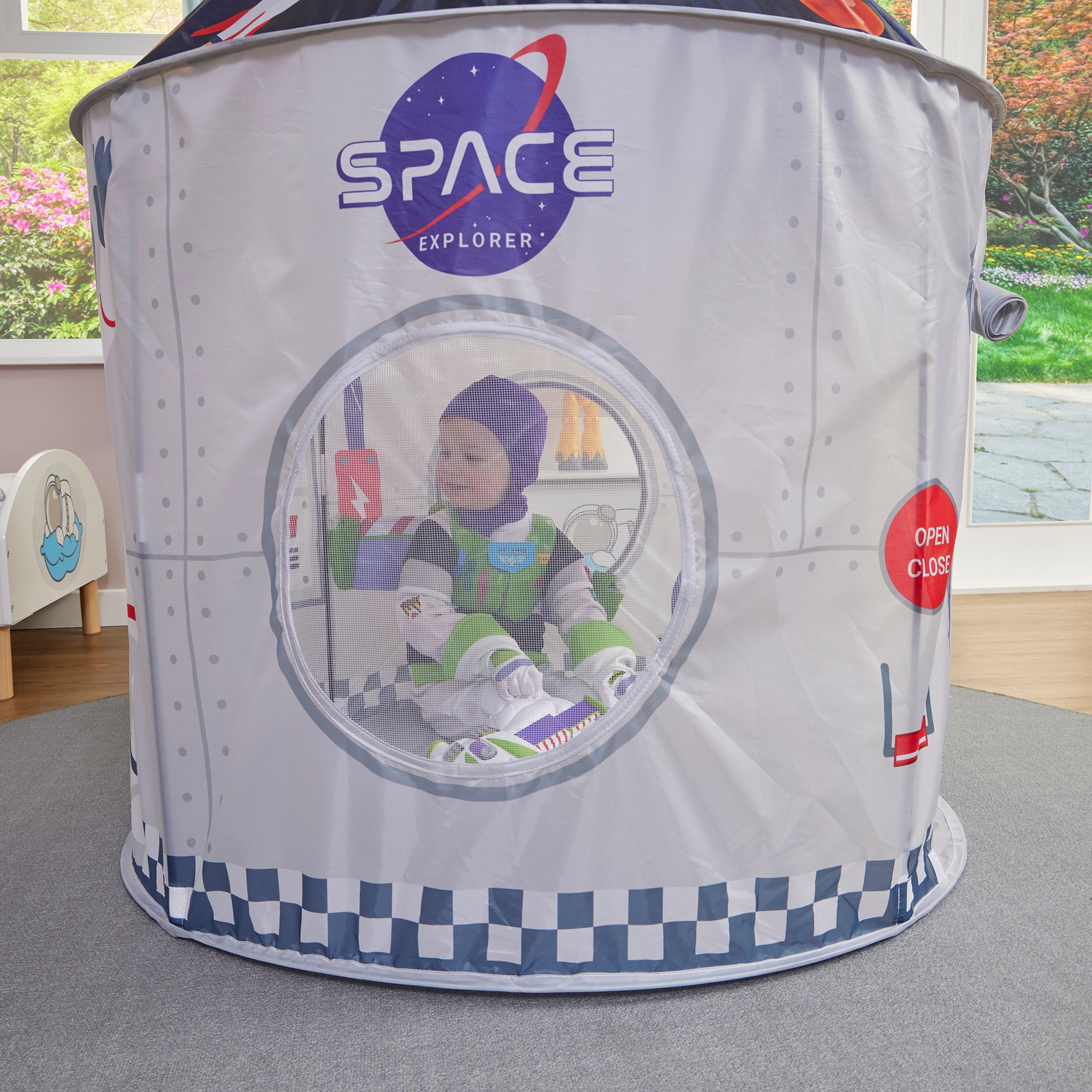 Kids Space Play Tent – Rocket Astronaut Adventures (18 Months+)