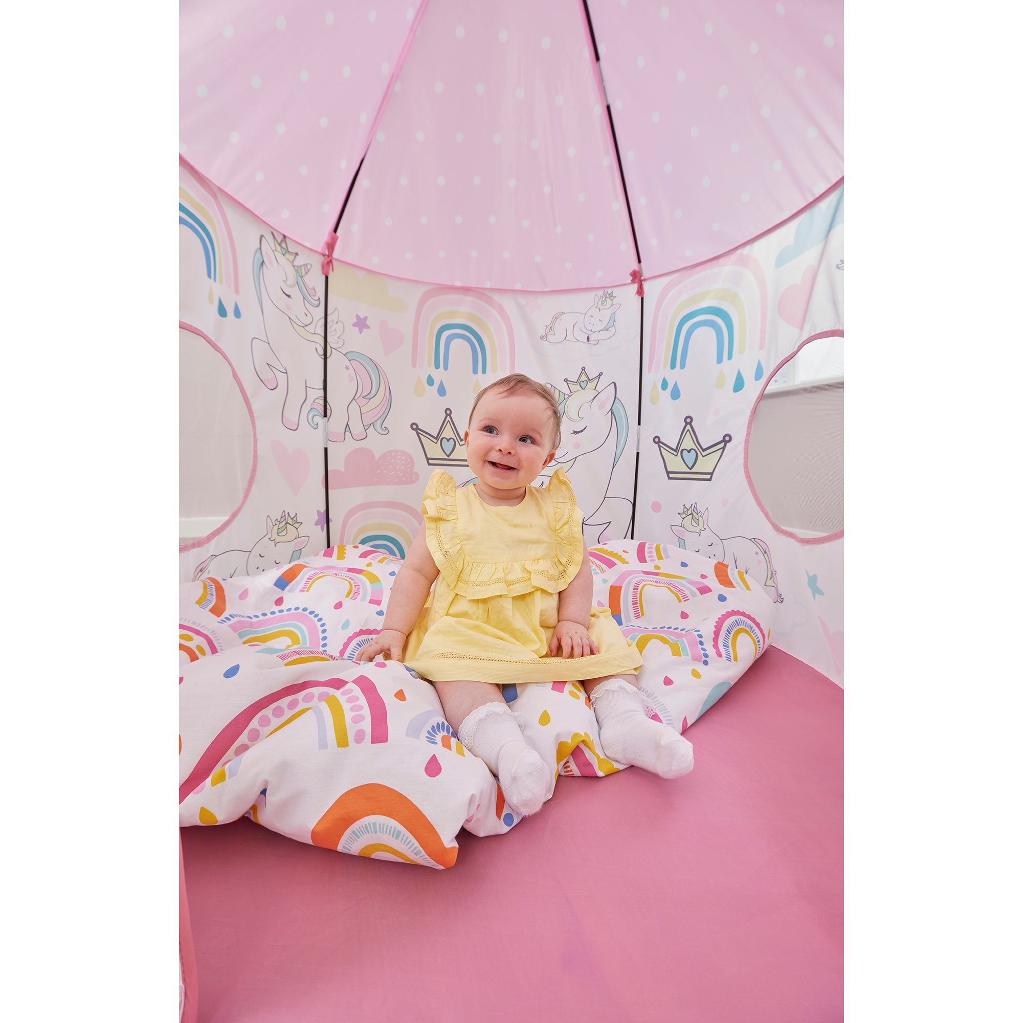 Kids Unicorn Play Tent – Magical Rainbow Adventures (18 Months+)