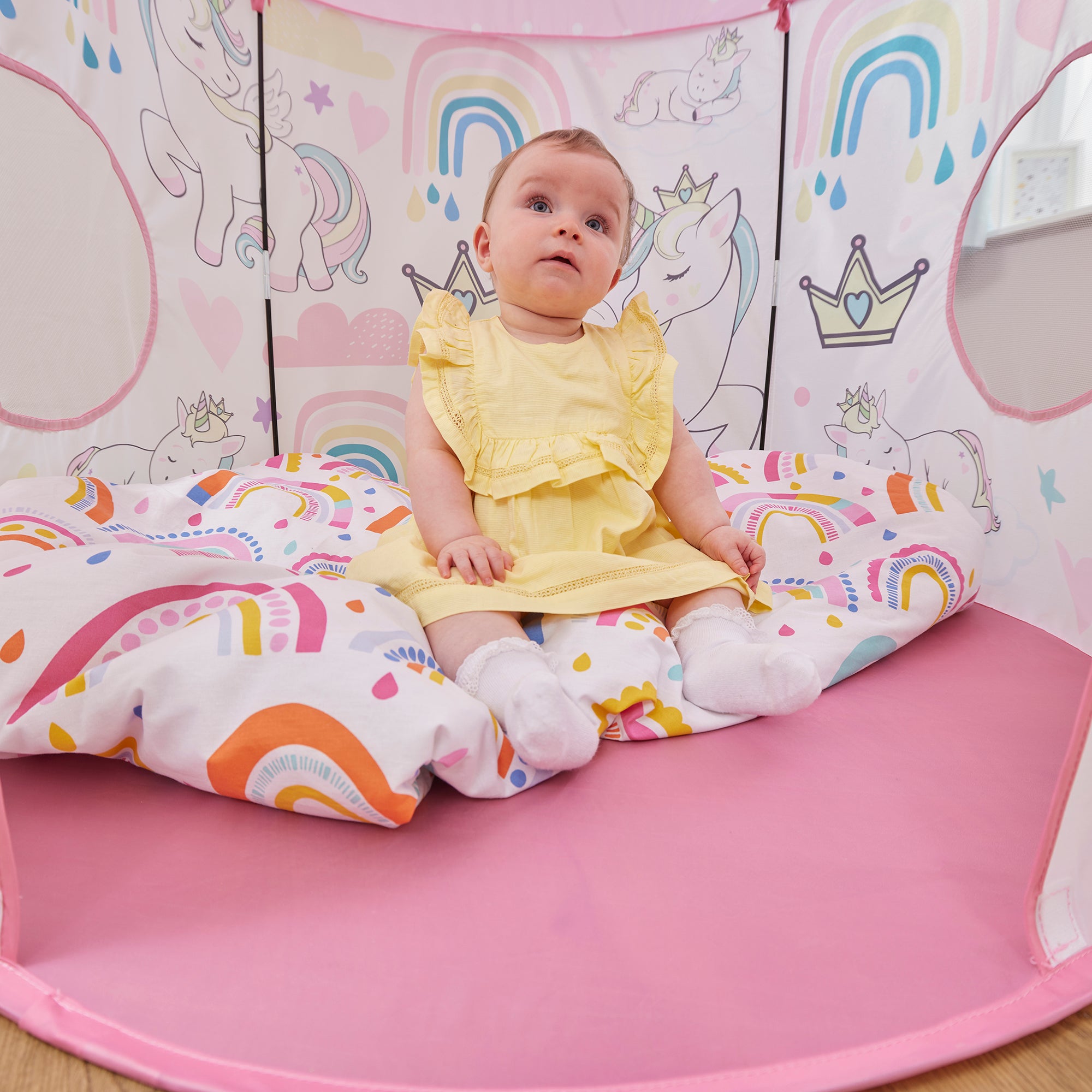 Kids Unicorn Play Tent – Magical Rainbow Adventures (18 Months+)