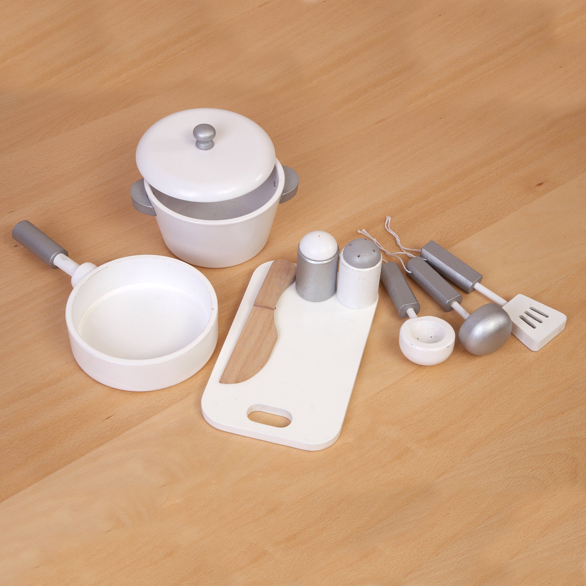 Kids Country Play Kitchen with 9 Accessories (Ages 3+)