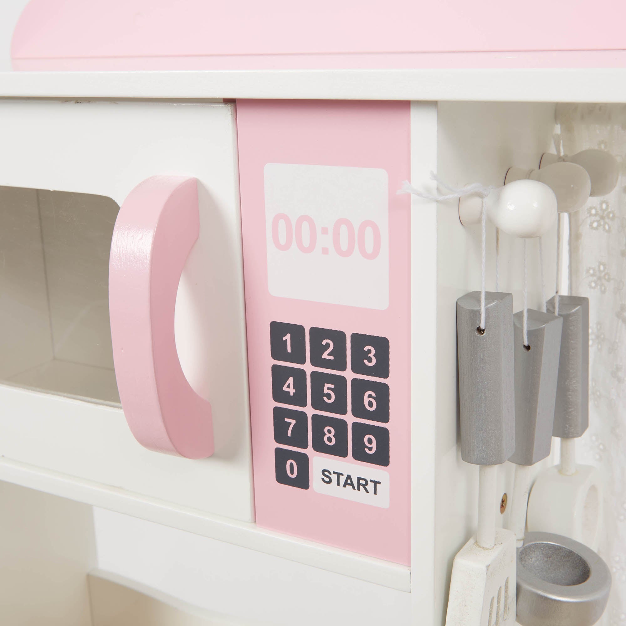 Kids Country Play Kitchen with 9 Accessories (Ages 3+)