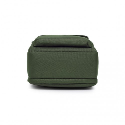 Kono Durable Men's Crossbody Shoulder Bag with Multiple Pockets - Messenger Bag for Travel, Work, and Daily Use - Green