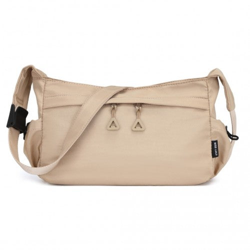 Miss Lulu Ultra - Light Water - Resistant Urban Casual Commuter Crossbody Bag - Khaki
