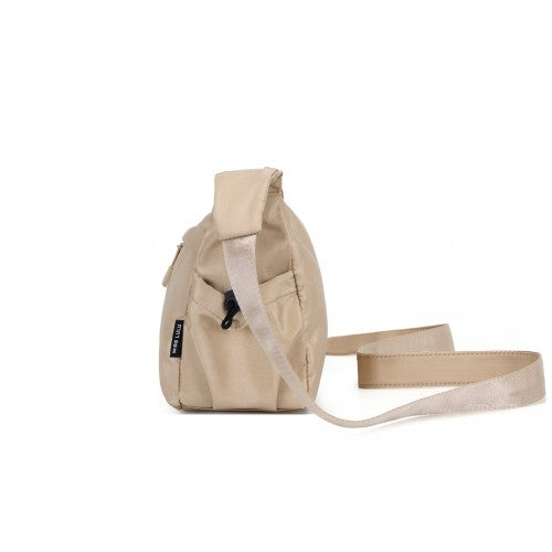 Miss Lulu Ultra - Light Water - Resistant Urban Casual Commuter Crossbody Bag - Khaki