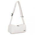 Miss Lulu Vintage Chic Lightweight Water - Resistant Crossbody Bag - Beige