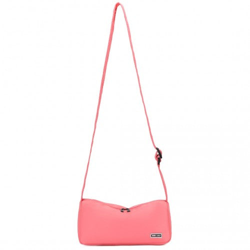Miss Lulu Vintage Chic Lightweight Water - Resistant Crossbody Bag - Pink