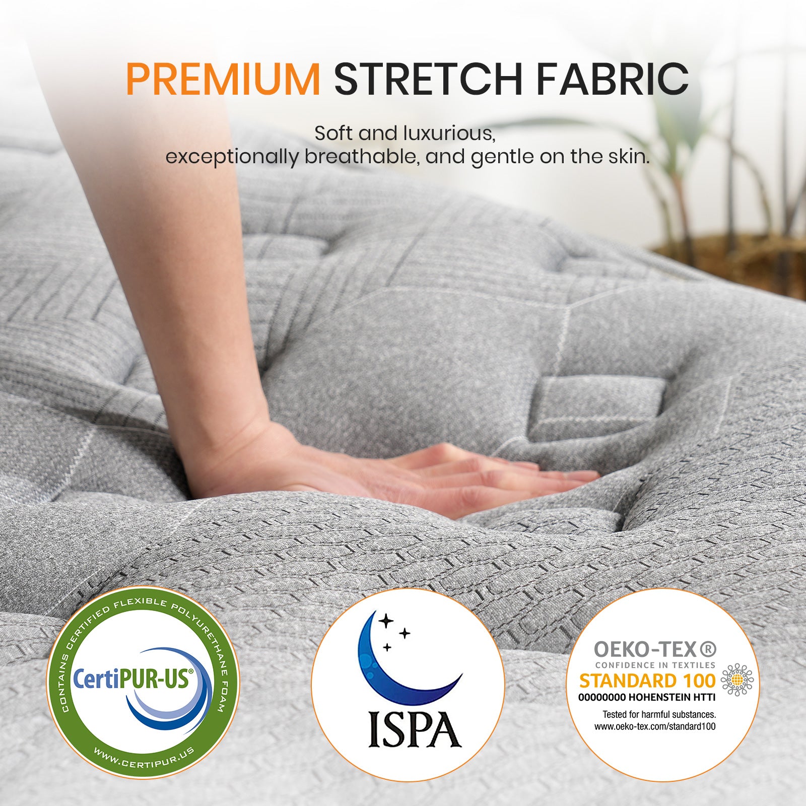 7-Zone Hybrid Pocket Sprung Mattress – Memory Foam, Medium-Firm, Single | Small Double | Double | | King